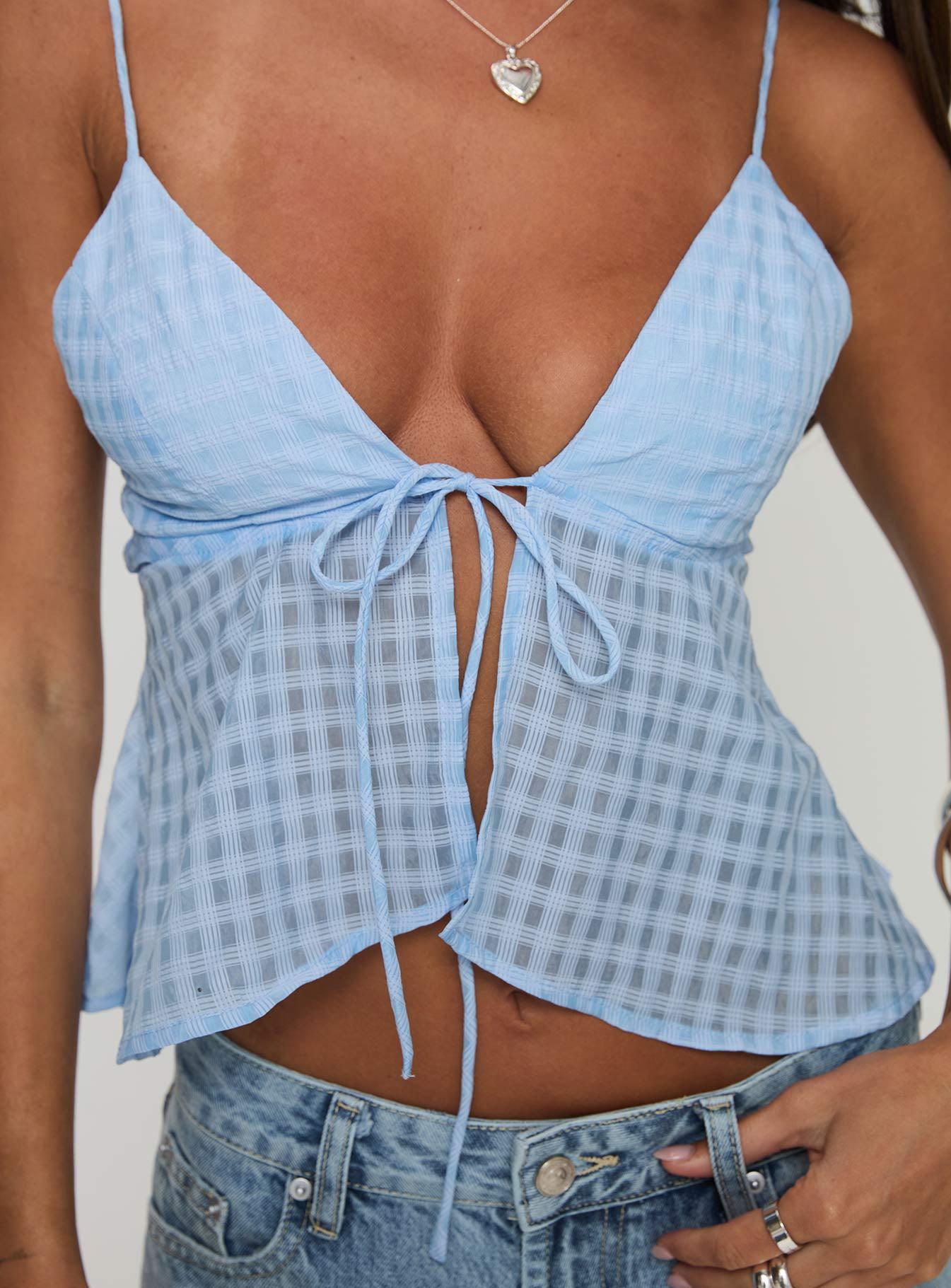 Elizaveta Top Blue Product Image