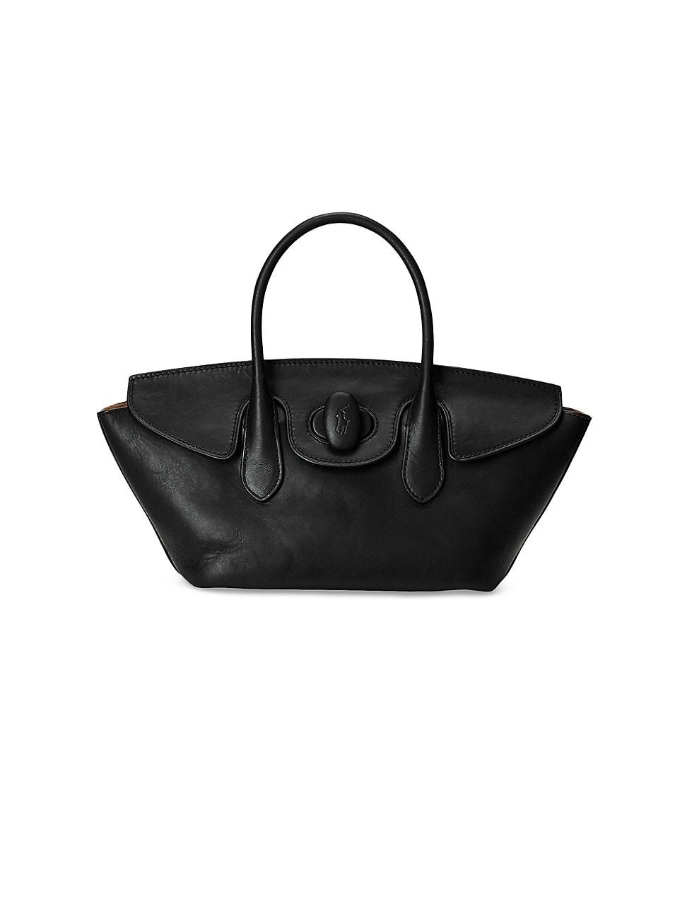 Womens East-West Leather Satchel Product Image