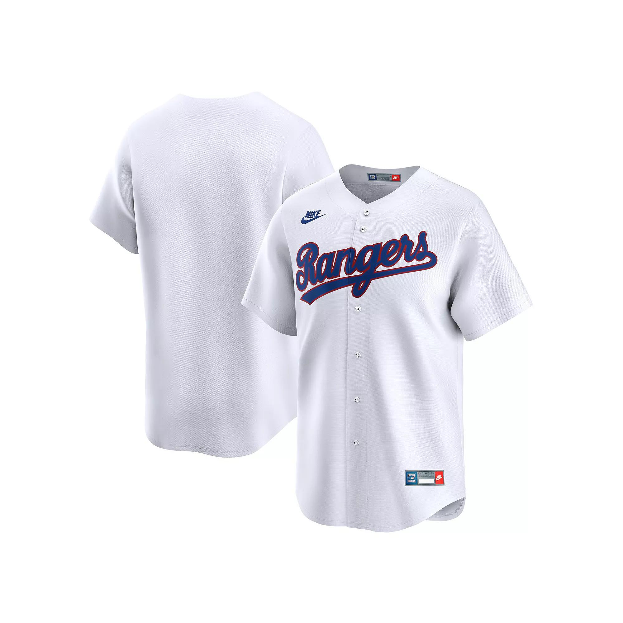 Men's Nike White Texas Rangers Cooperstown Collection Limited Jersey,  Product Image