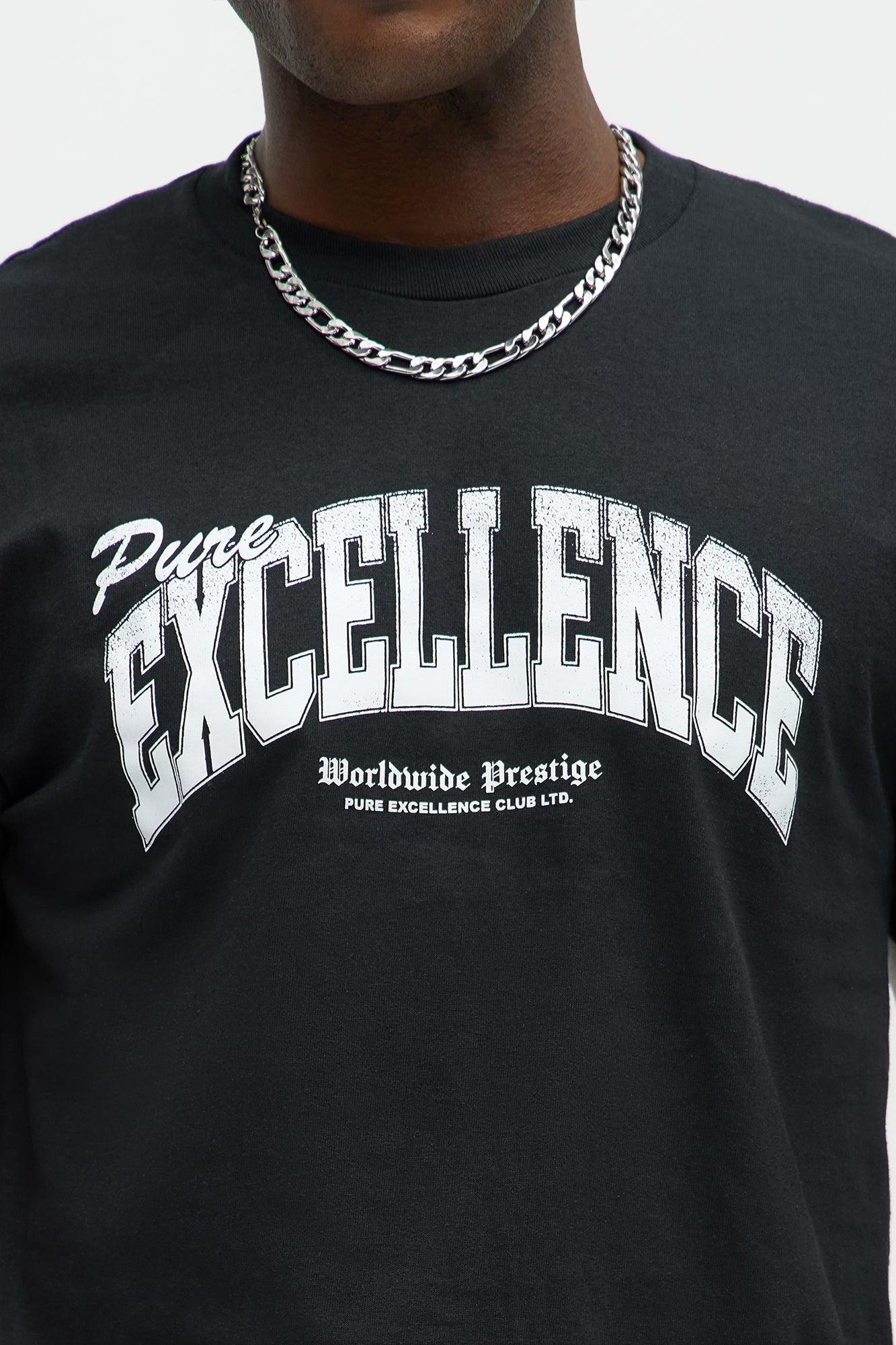 Pure Excellence Short Sleeve Tee - Black Product Image