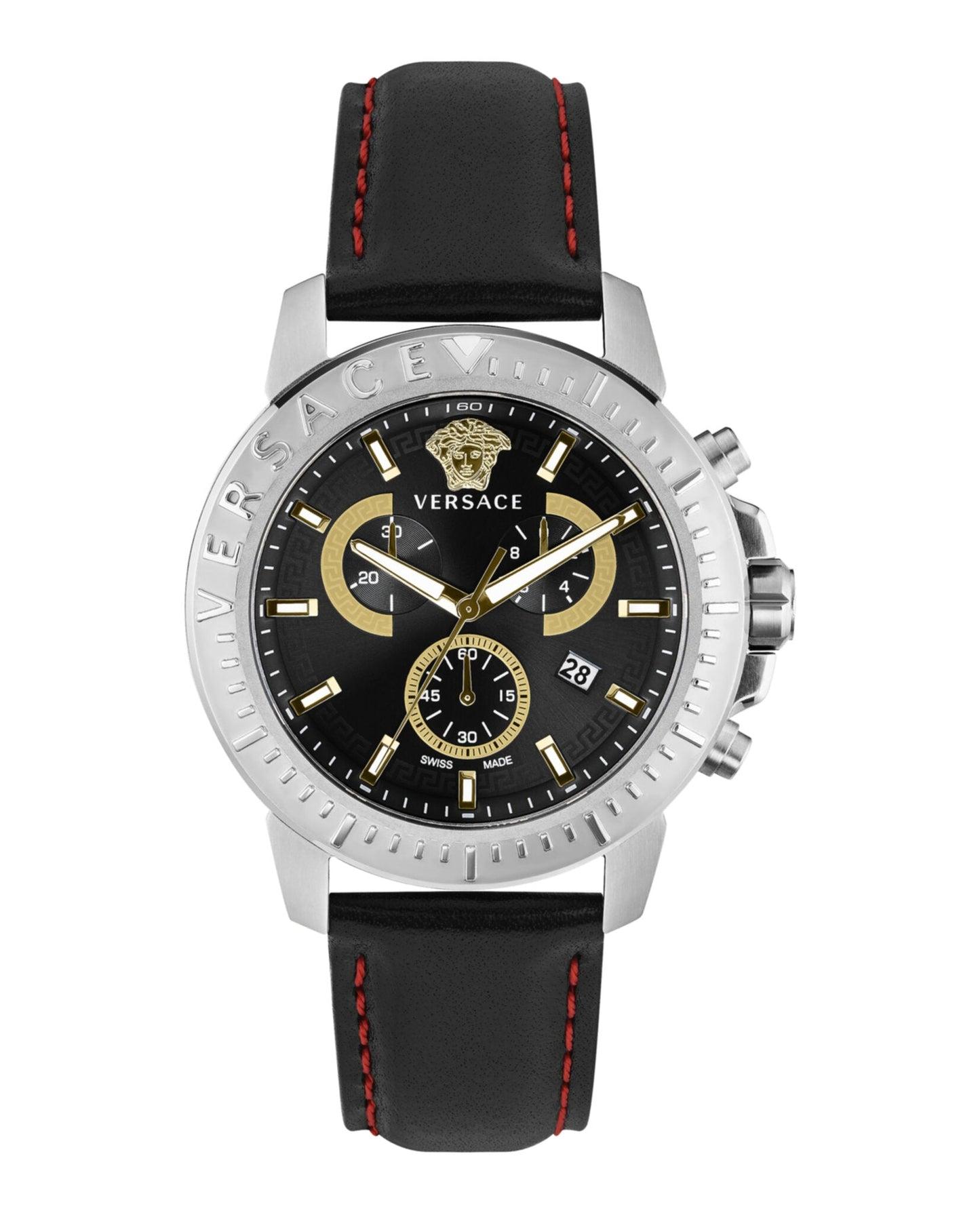 Versace New Chrono Strap Watch Male Product Image