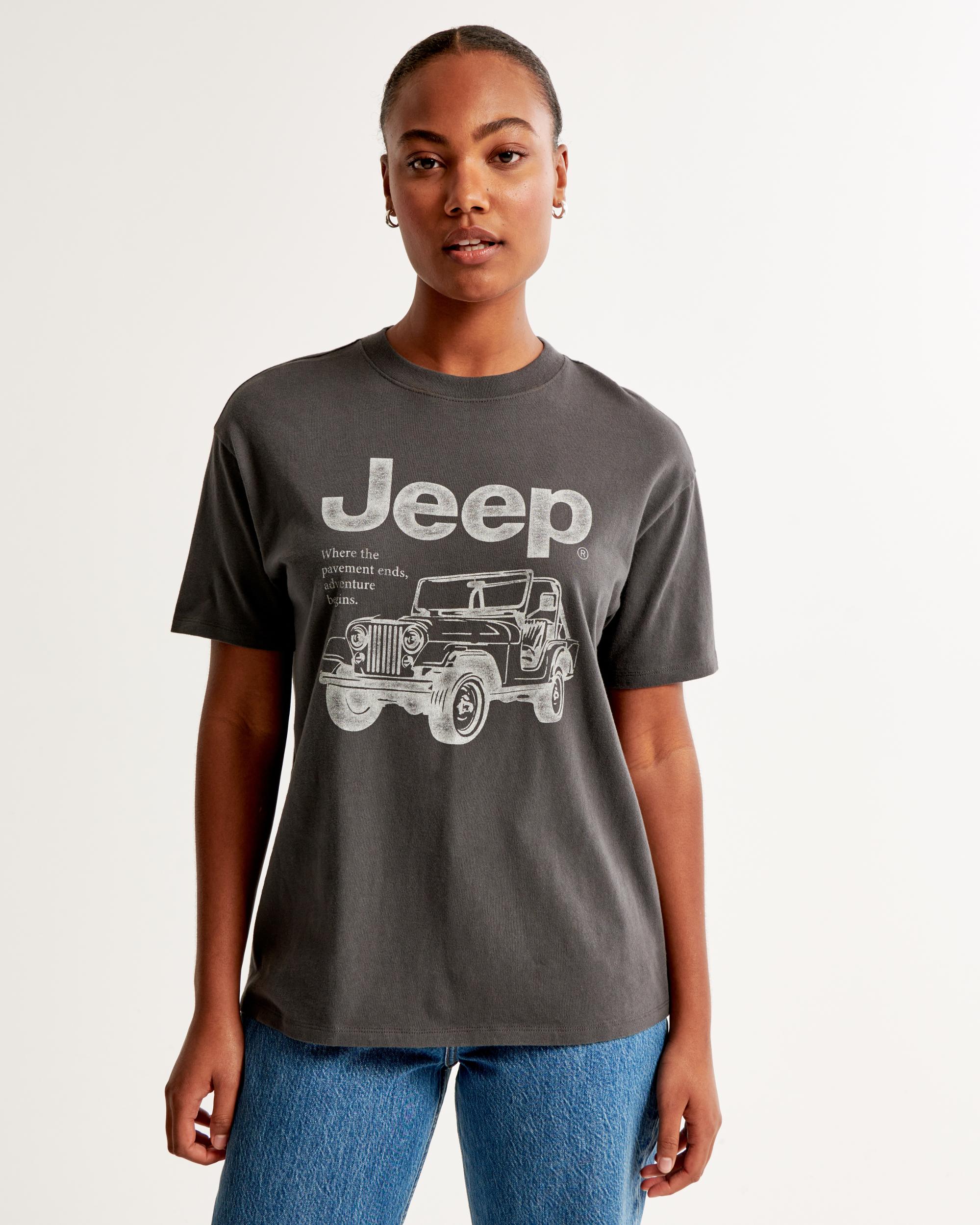 Oversized Jeep Graphic Tee Product Image