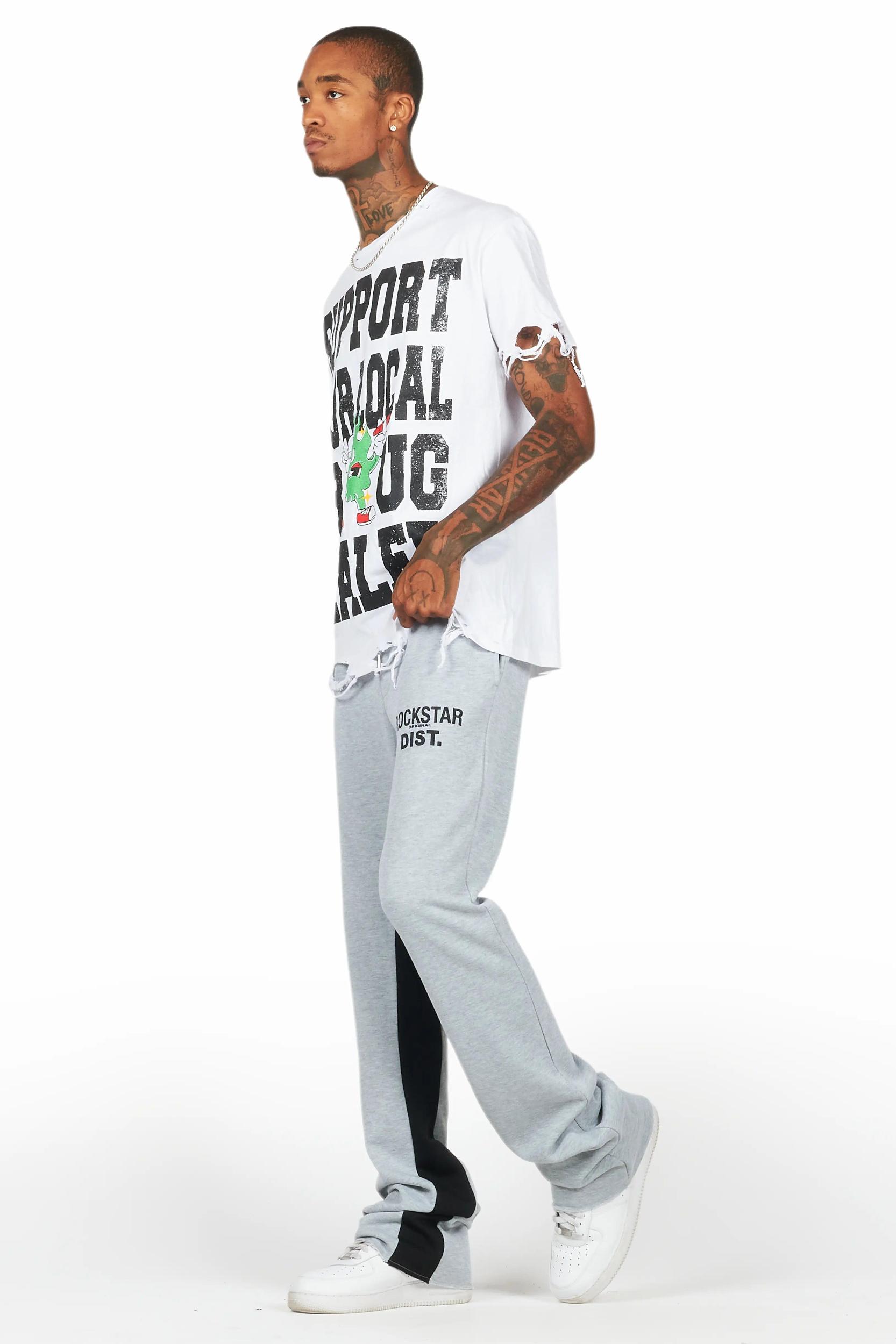 Alpine Heather Grey Baggy Pant Male Product Image