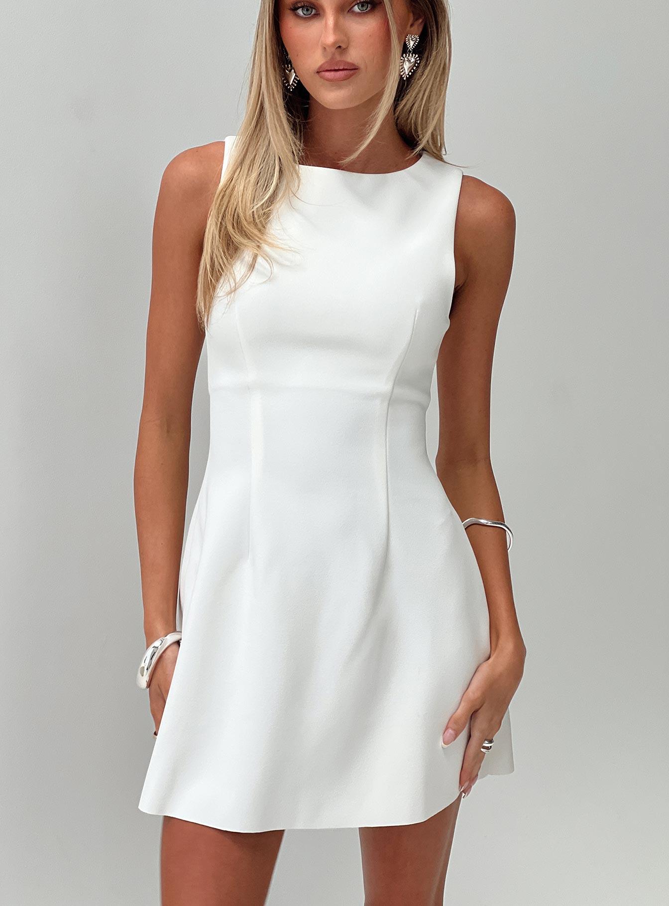 Anse Mini Dress White Product Image