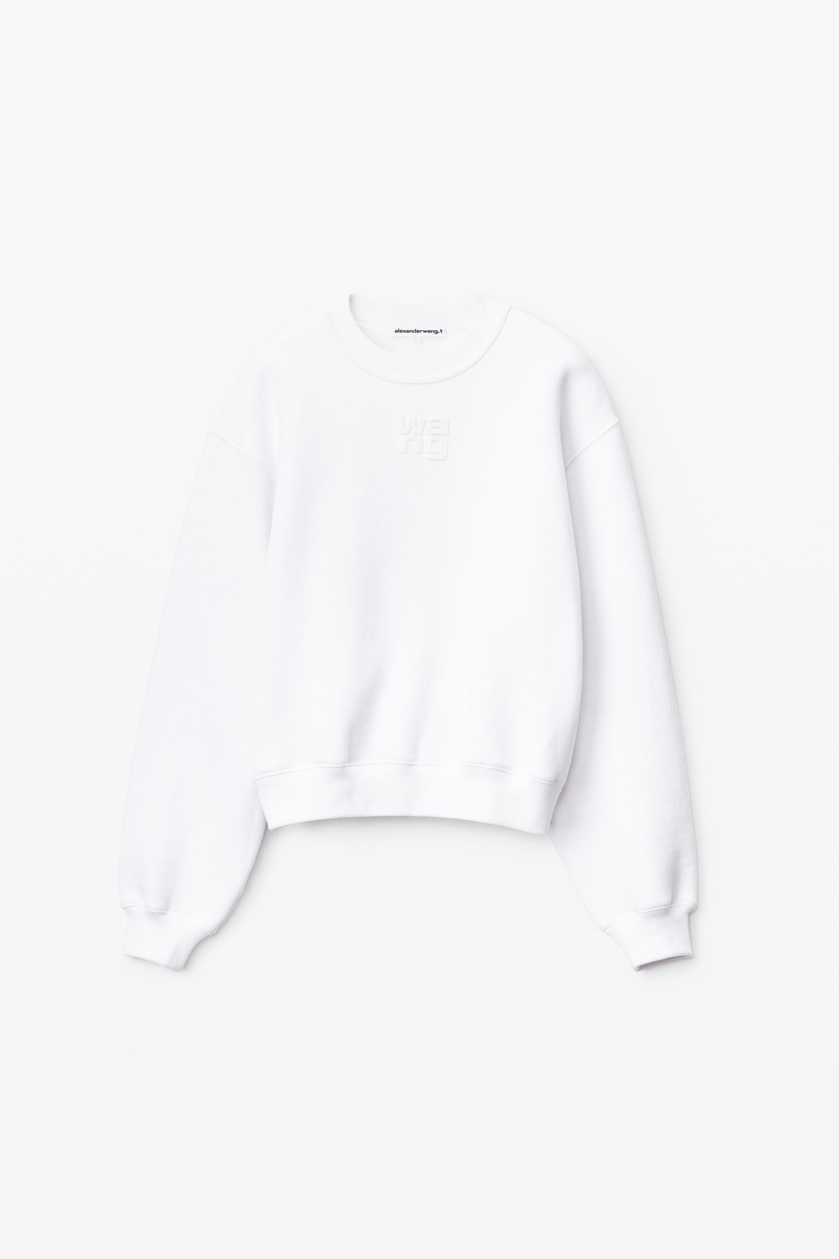Puff Logo Sweatshirt In Structured Terry Product Image