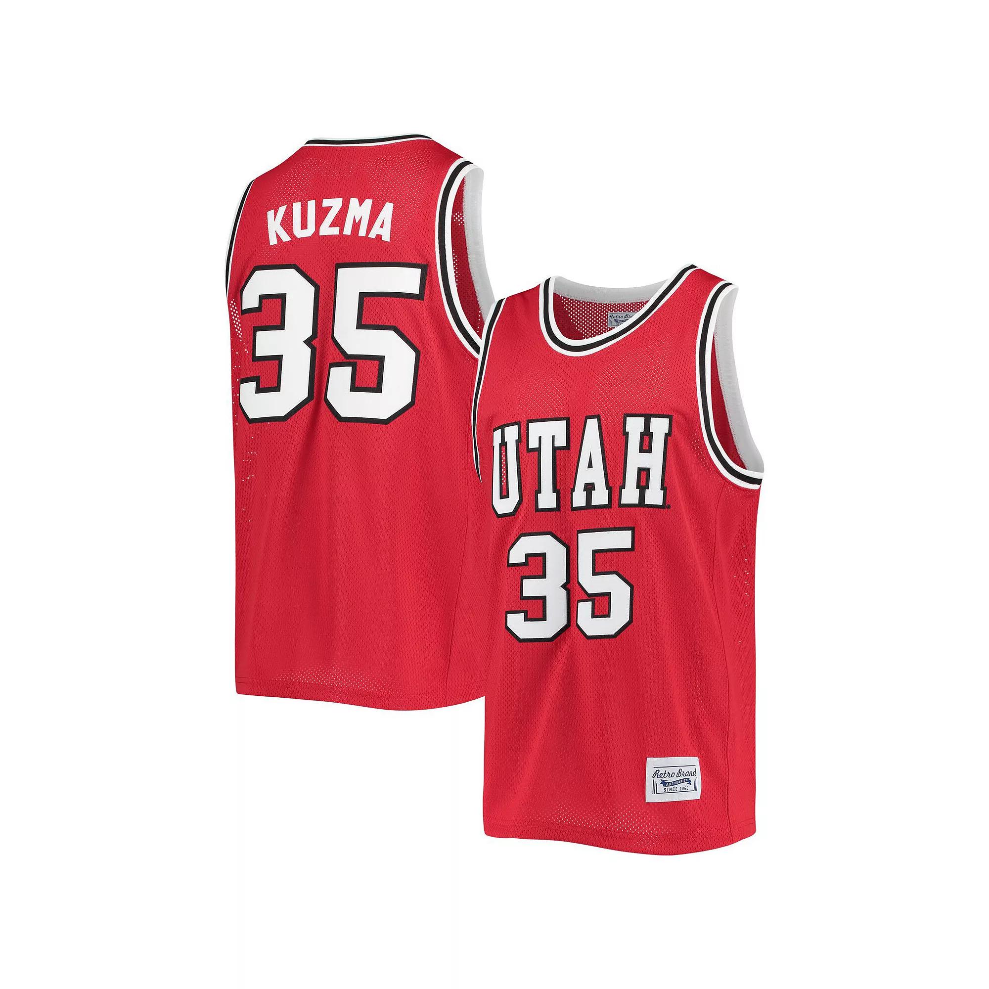 Men's Original Retro Brand Kyle Kuzma Red Utah Utes Commemorative Classic Basketball Jersey, Size: Small, Ute Red Product Image