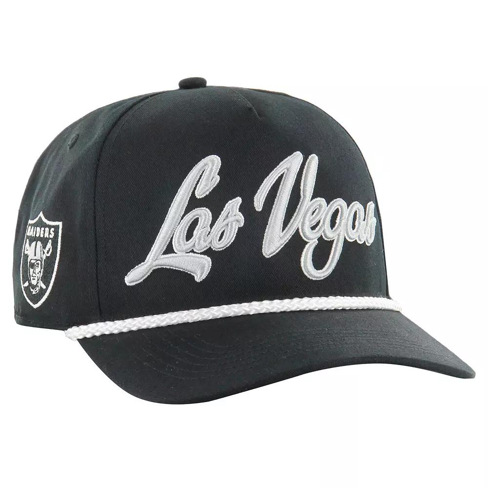 Men's '47 Black Las Vegas Raiders Overhand Hitch Adjustable Hat, Lvr Black Product Image