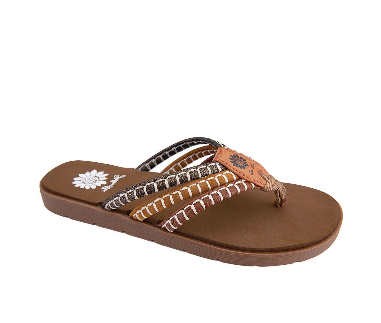 Women's Yellow Box Fitzen Flip-Flops Product Image