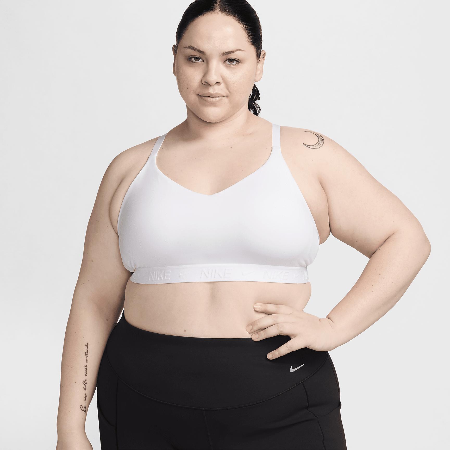 Nike Womens Indy Light Support Padded Adjustable Sports Bra (Plus Size) | FD1064-100 Product Image