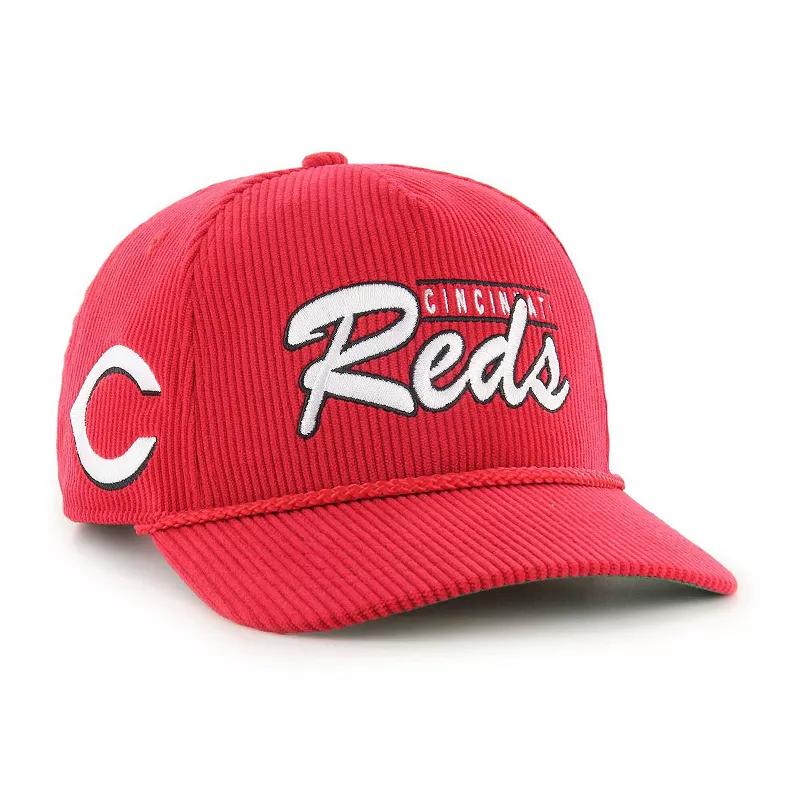 Men's '47 Red Cincinnati Reds Corduroy Hitch Adjustable Hat, Red Red Product Image