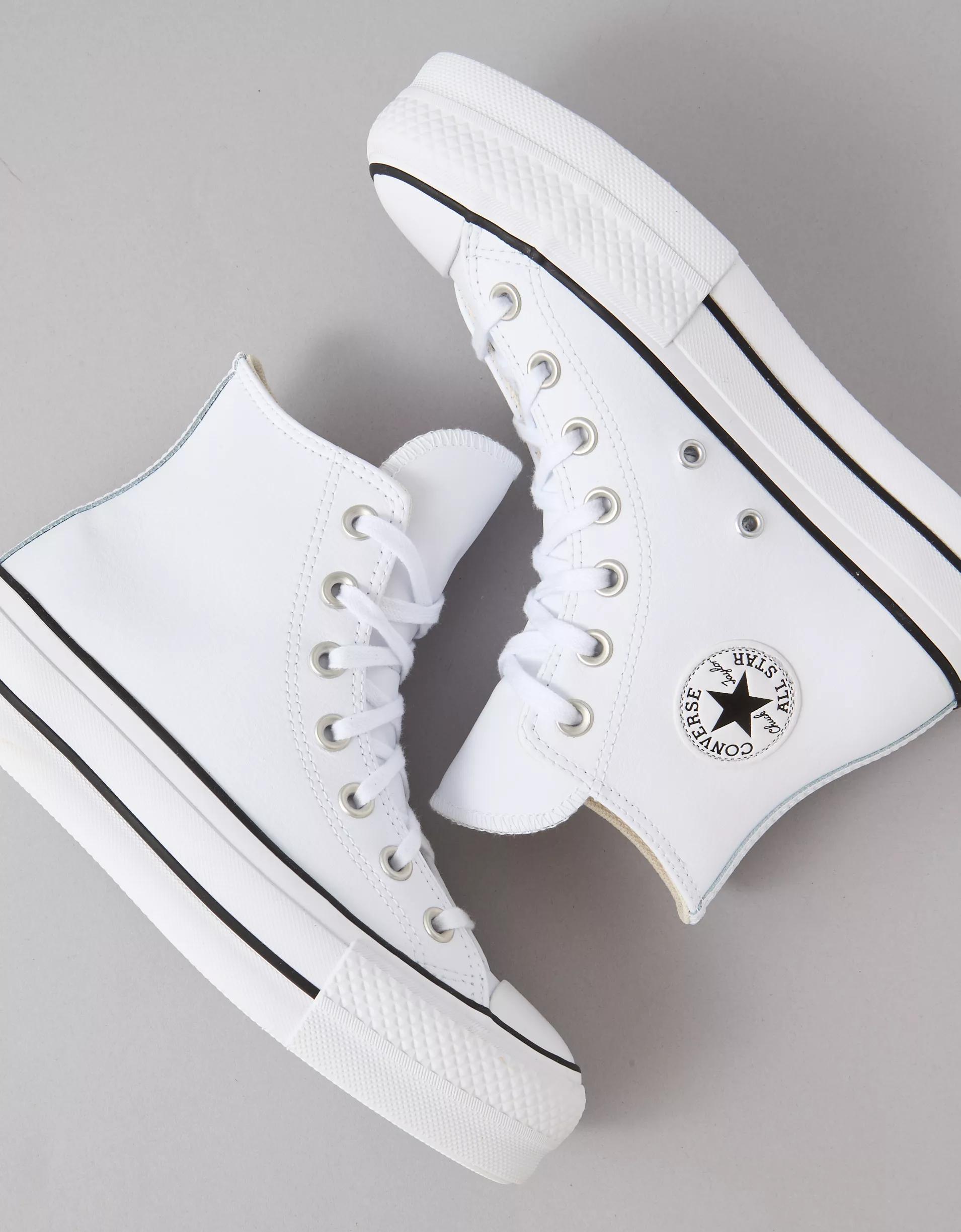 Converse Chuck Taylor Leather All Star Platform Lift High-Top Sneaker Product Image