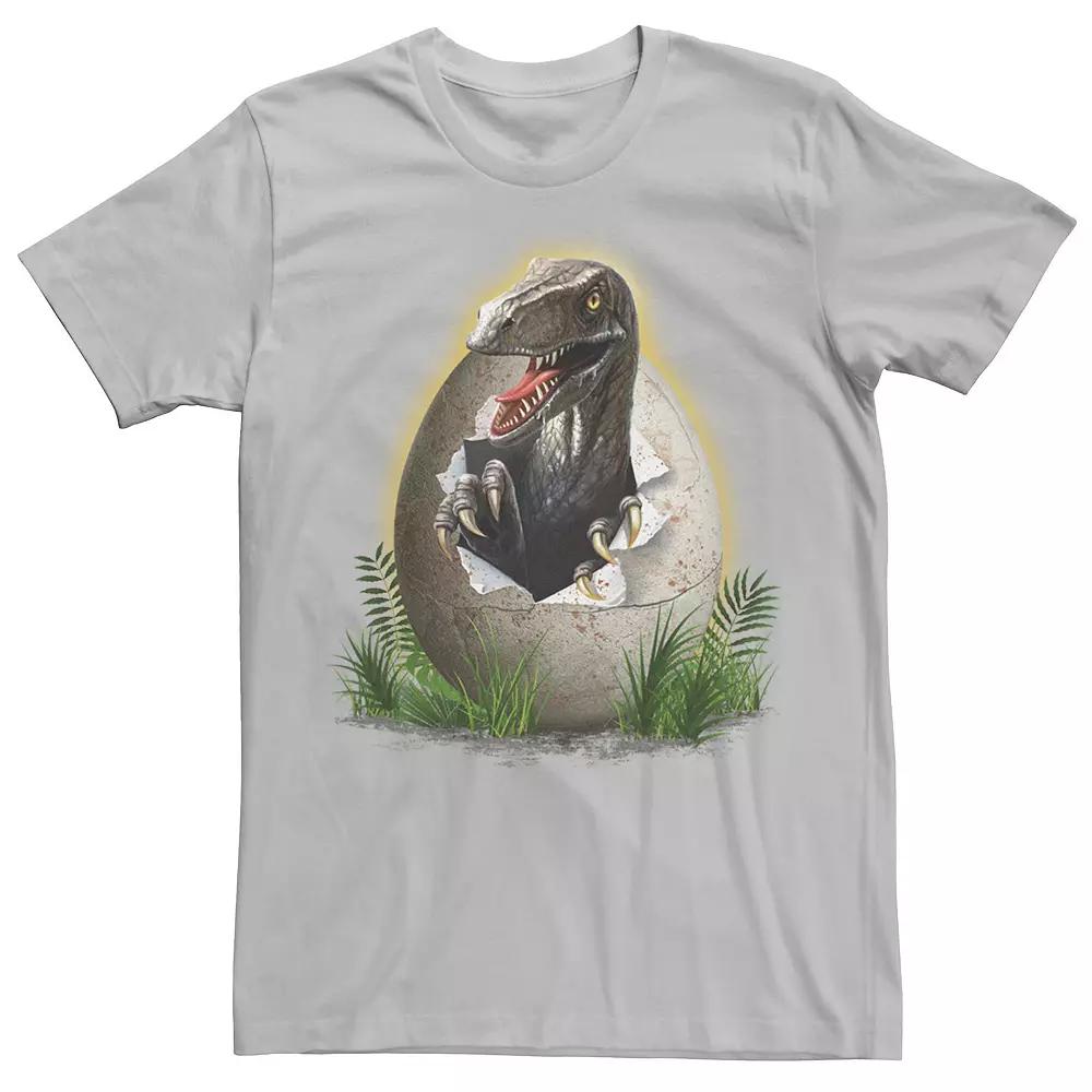 Men's Jurassic Park Raptor Breaking The Egg Graphic Tee,  Product Image