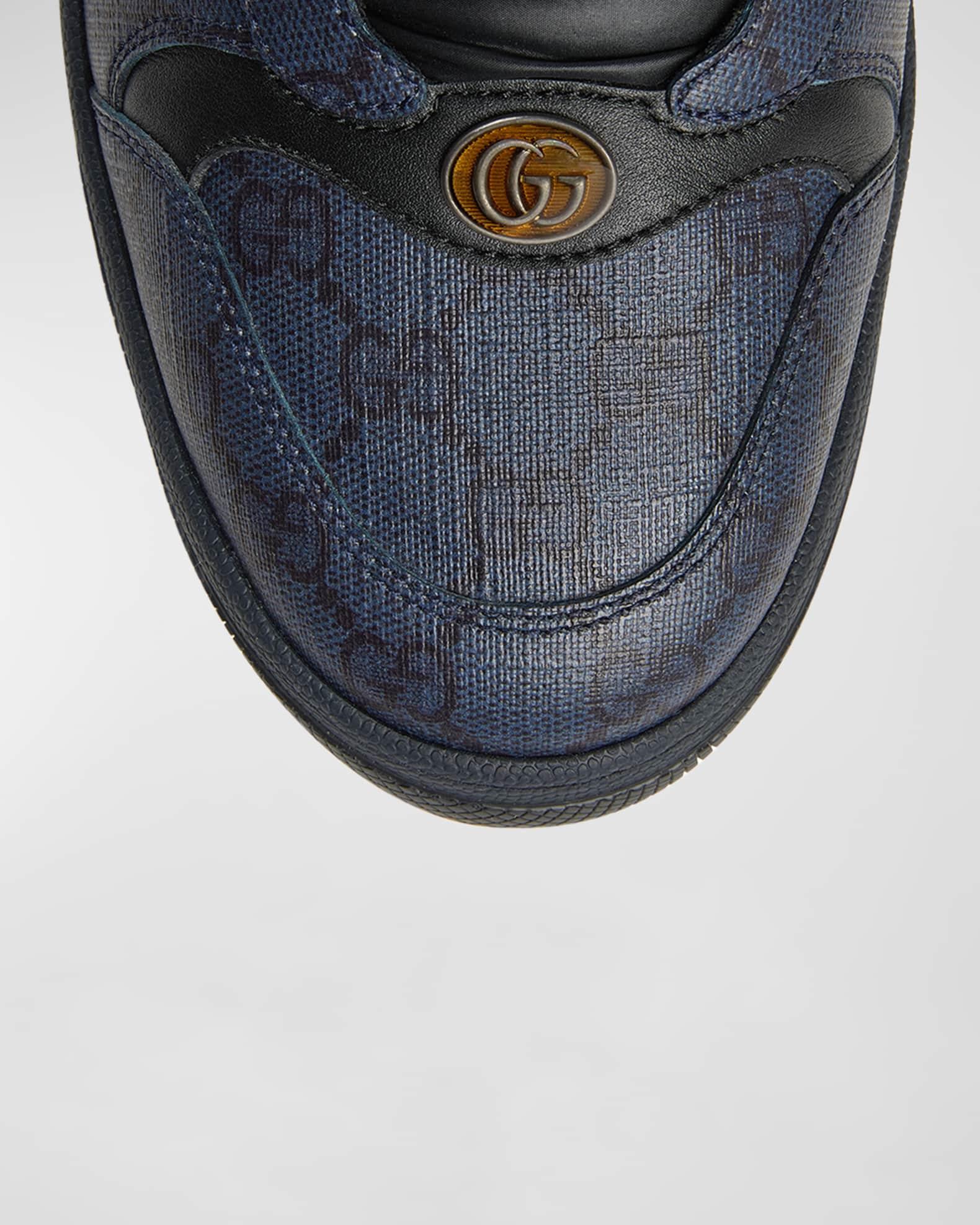 Men's Screener GG Canvas Low-Top Sneakers with Web Product Image