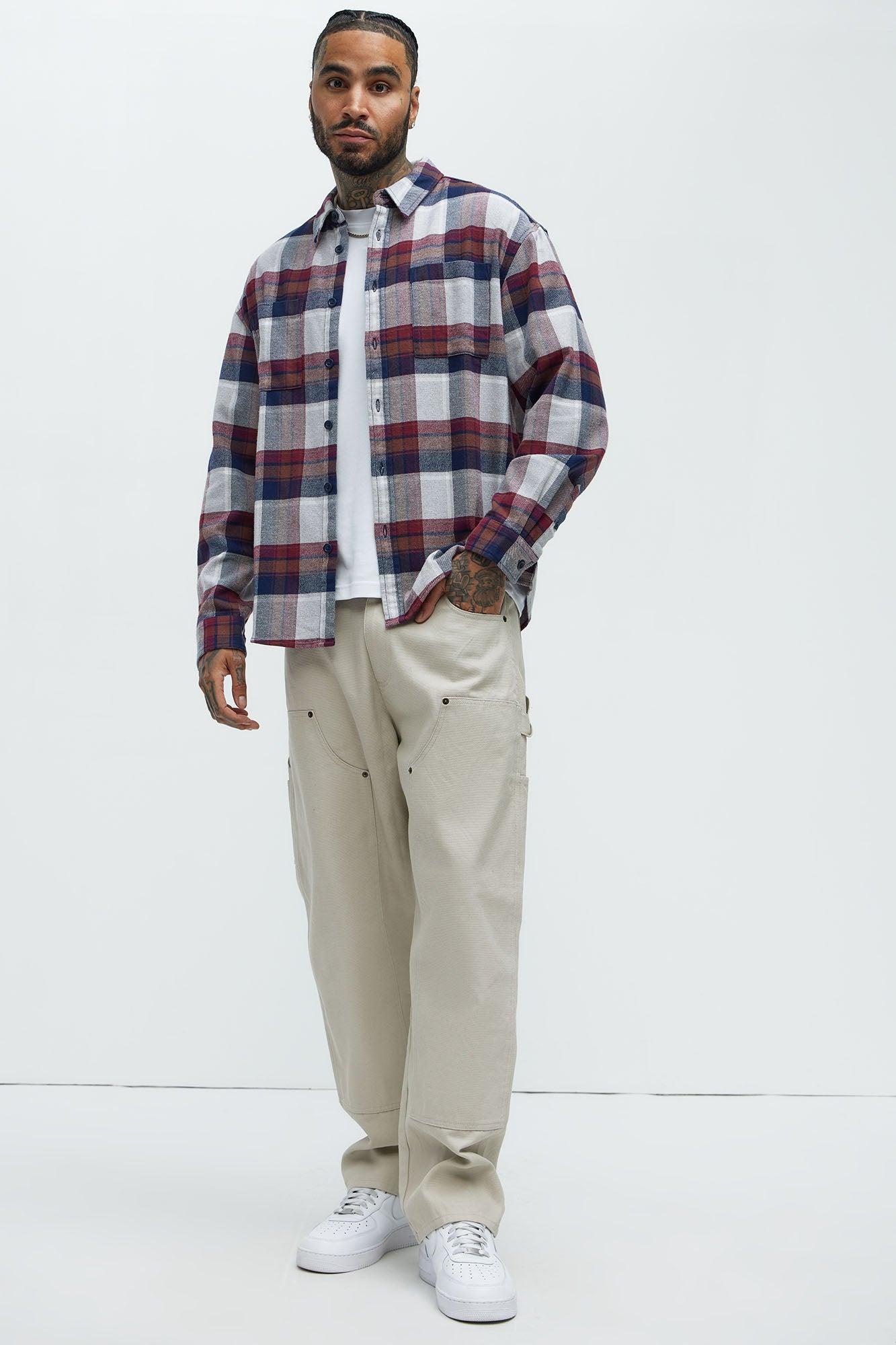 Utica Plaid Flannel Shirt - Multi Color Product Image