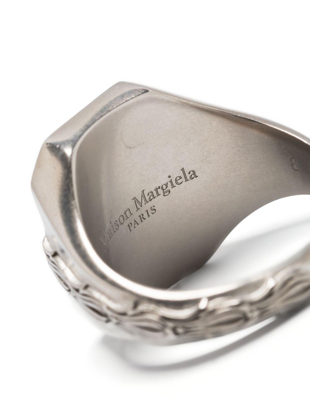 diamanté-embellished signet ring Product Image