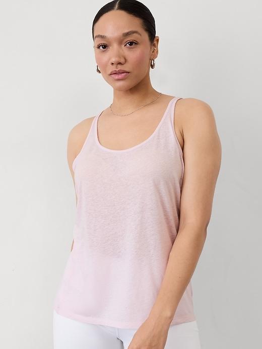 Getaway Linen Blend Tank Product Image