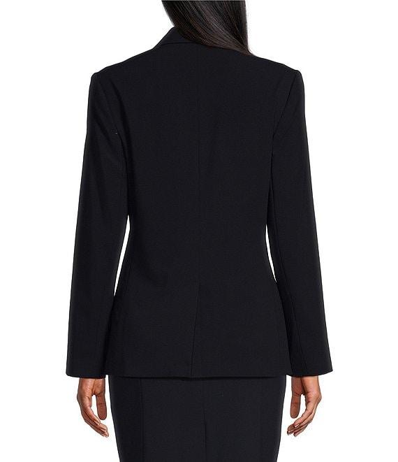 Investments Platinum Suiting Long Sleeve One Button Notch Lapel Blazer Product Image