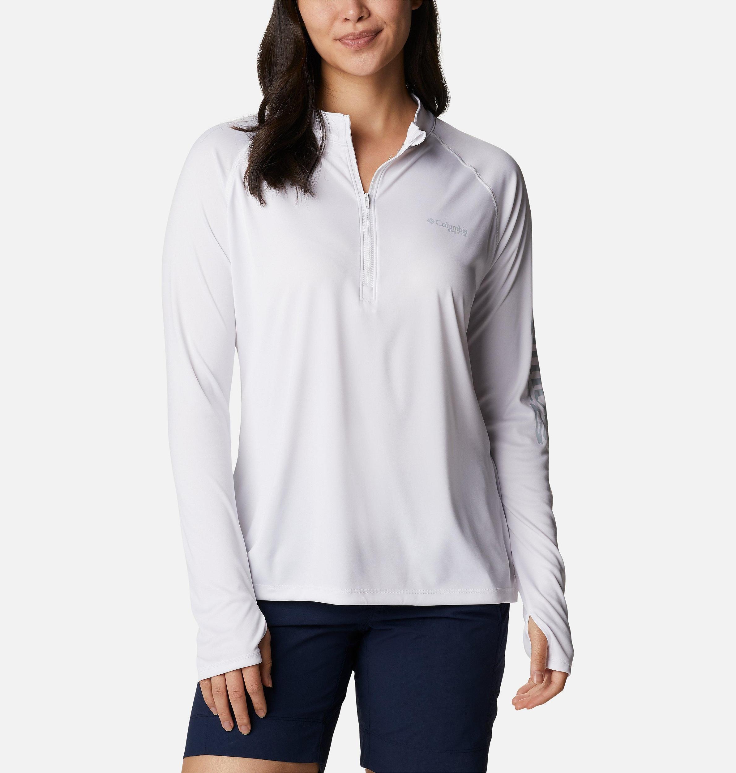 Columbia Women's PFG Tidal Tee Quarter Zip Long Sleeve Shirt- Product Image