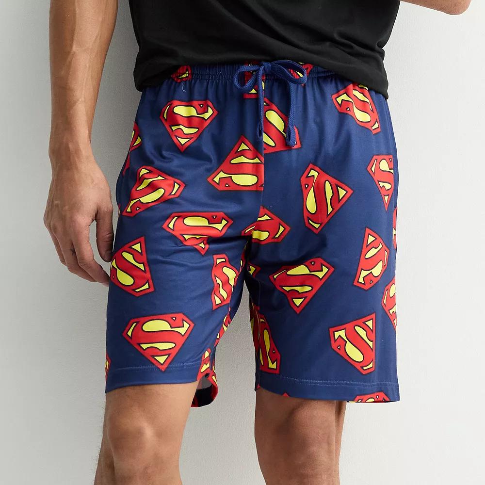Mens DC Comics Superman Sleep Shorts Product Image