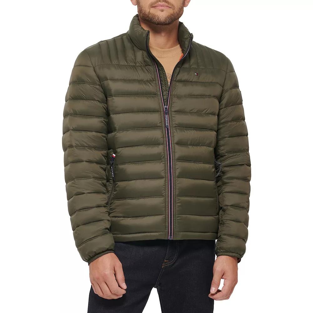 Big & Tall Tommy Hilfiger Stand Collar Packable Puffer Jacket, Men's,  Product Image