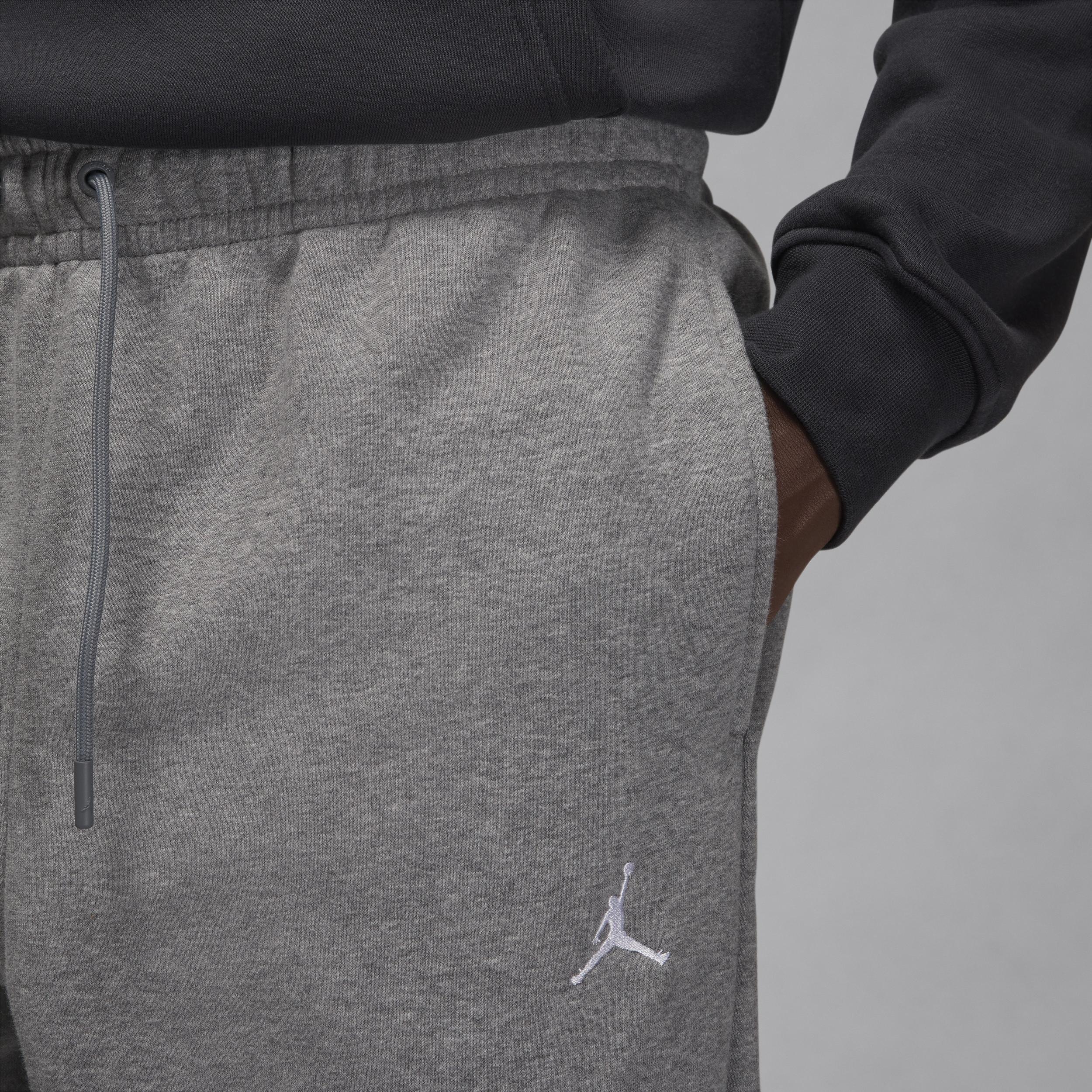Jordan Mens Jordan Brooklyn Fleece Pants - Mens White/Desert Bronze Product Image
