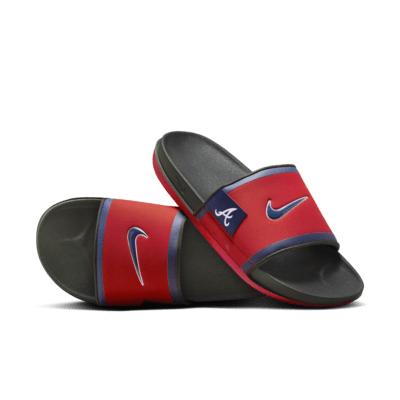 Nike Mens Offcourt (Atlanta Braves) Offcourt Slides | FN2695-600 Product Image