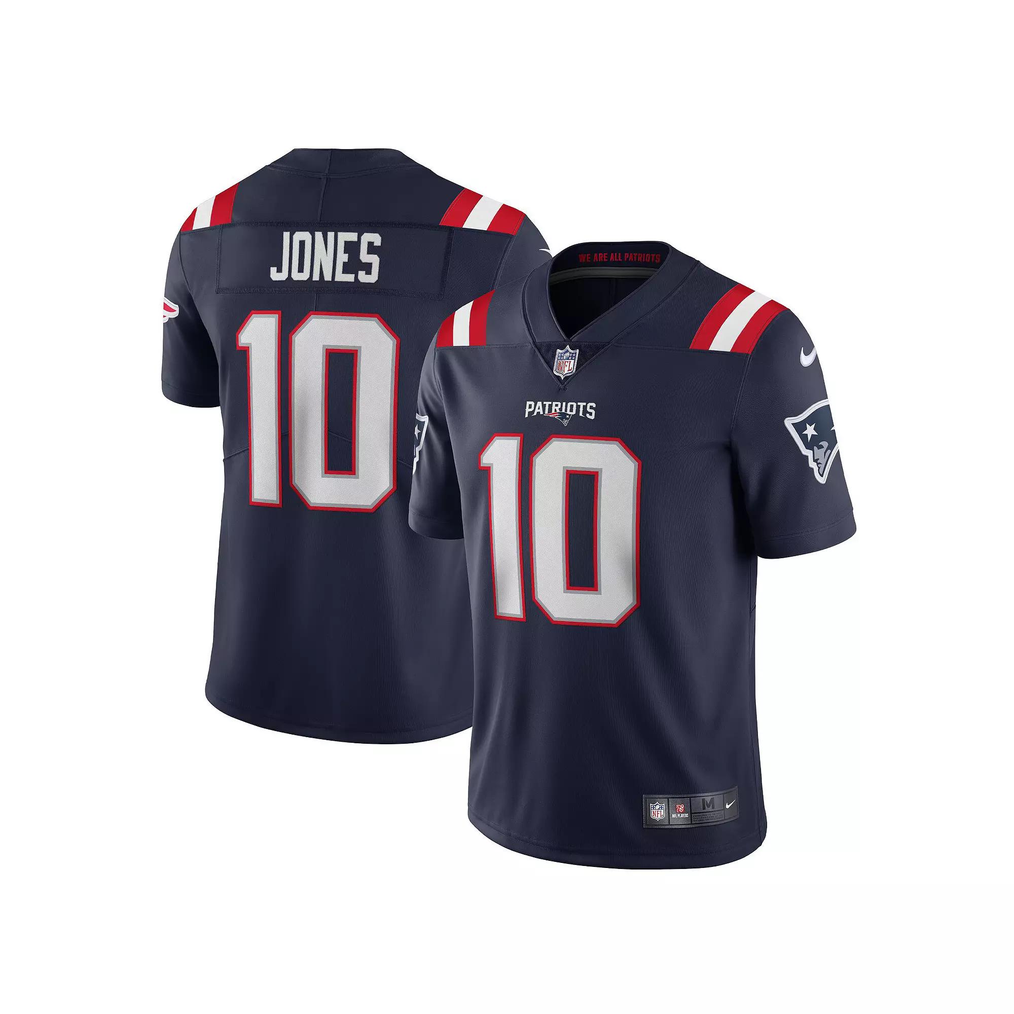 Men's Nike Mac Jones Navy New England Patriots Vapor Limited Jersey, Size: 3XL, Blue Product Image
