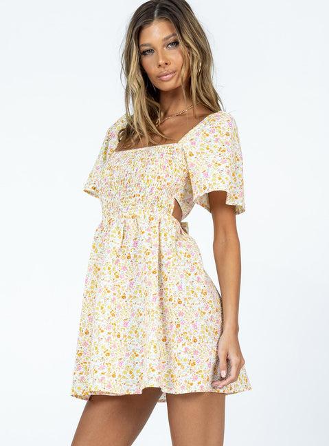 Summer Nights Mini Dress Floral Product Image