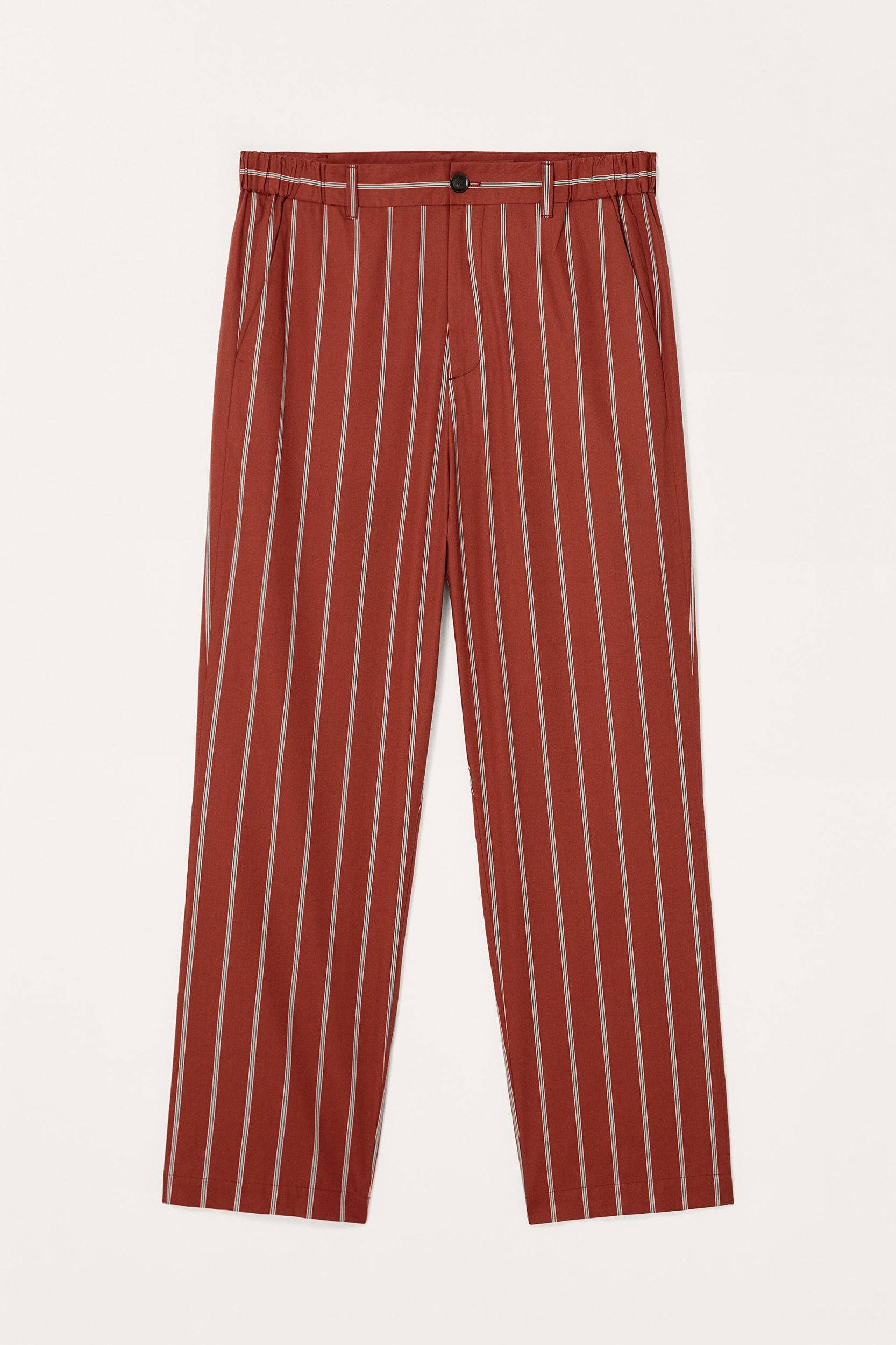 LIMITED EDITION STRIPED RELAXED FIT PANTS Product Image