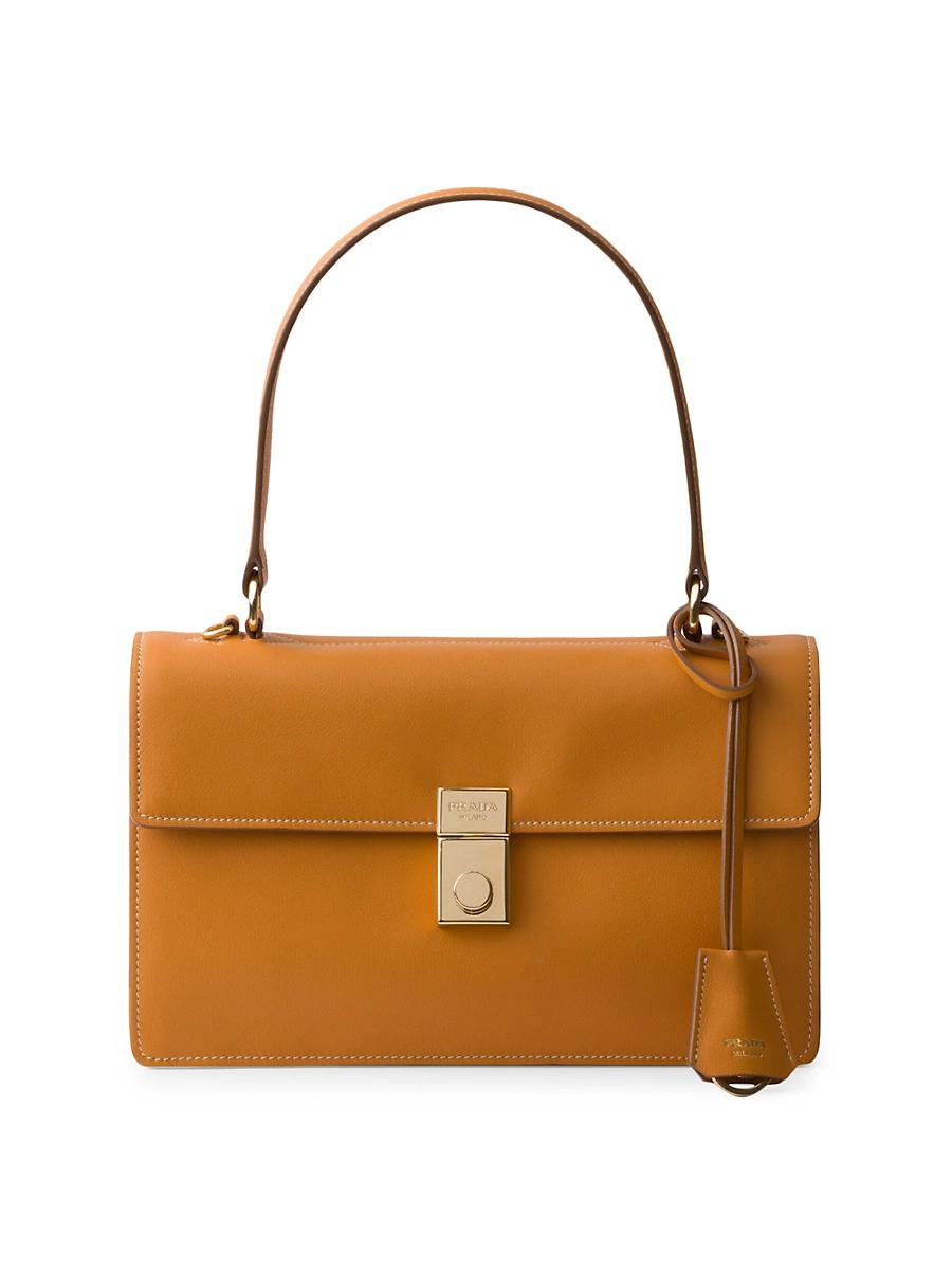 Womens Medium Leather Shoulder Bag Product Image