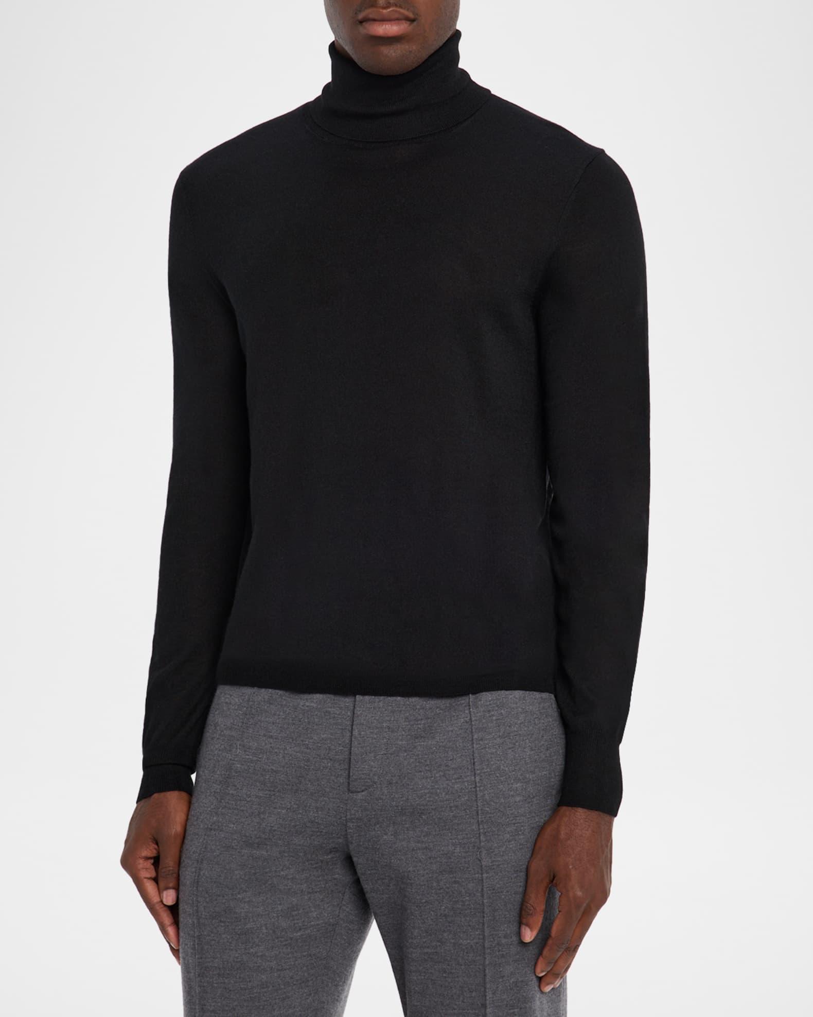 Men's Cashmere and Silk Turtleneck Sweater Product Image