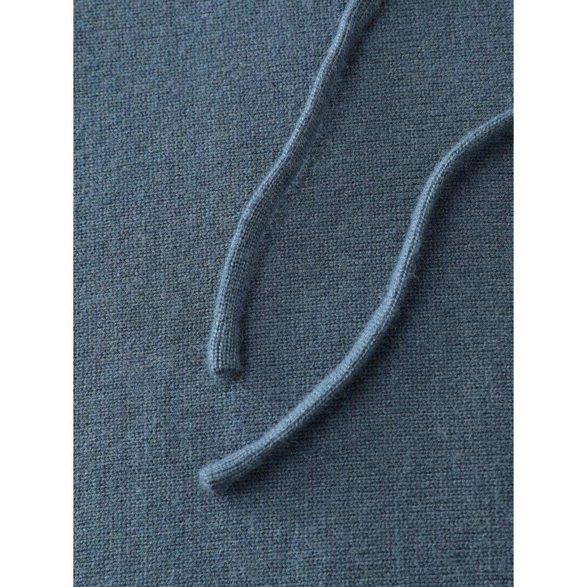 Plus Size Supersoft Hooded Arc Hem Dolman Pullover Indigo Women Leisure Loose Long Sleeve Hooded Casual Pullovers BloomChic 28/5X Product Image