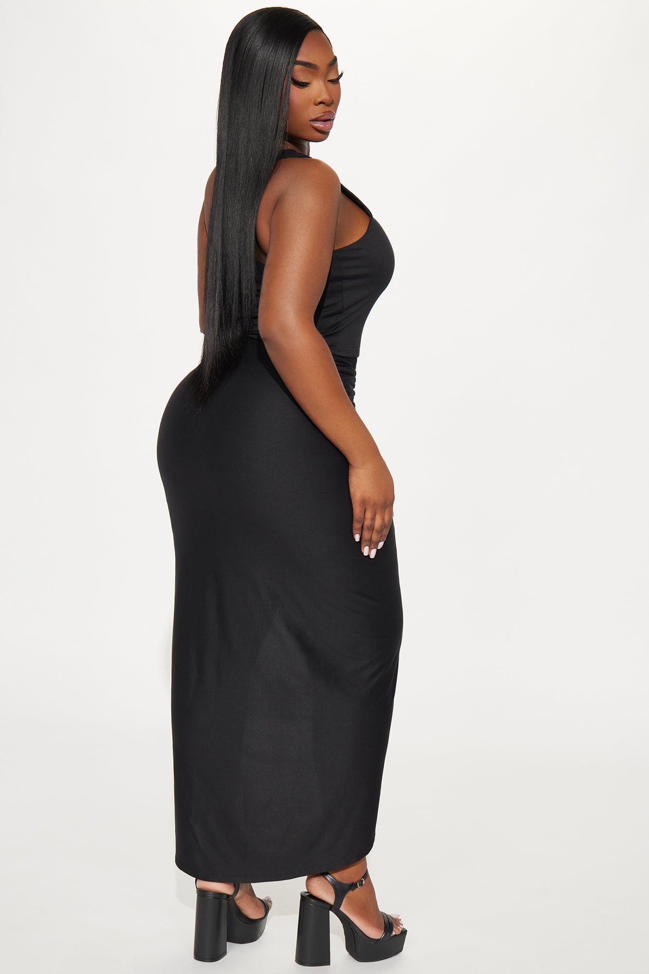 Lanie Maxi Skirt Set - Black Product Image