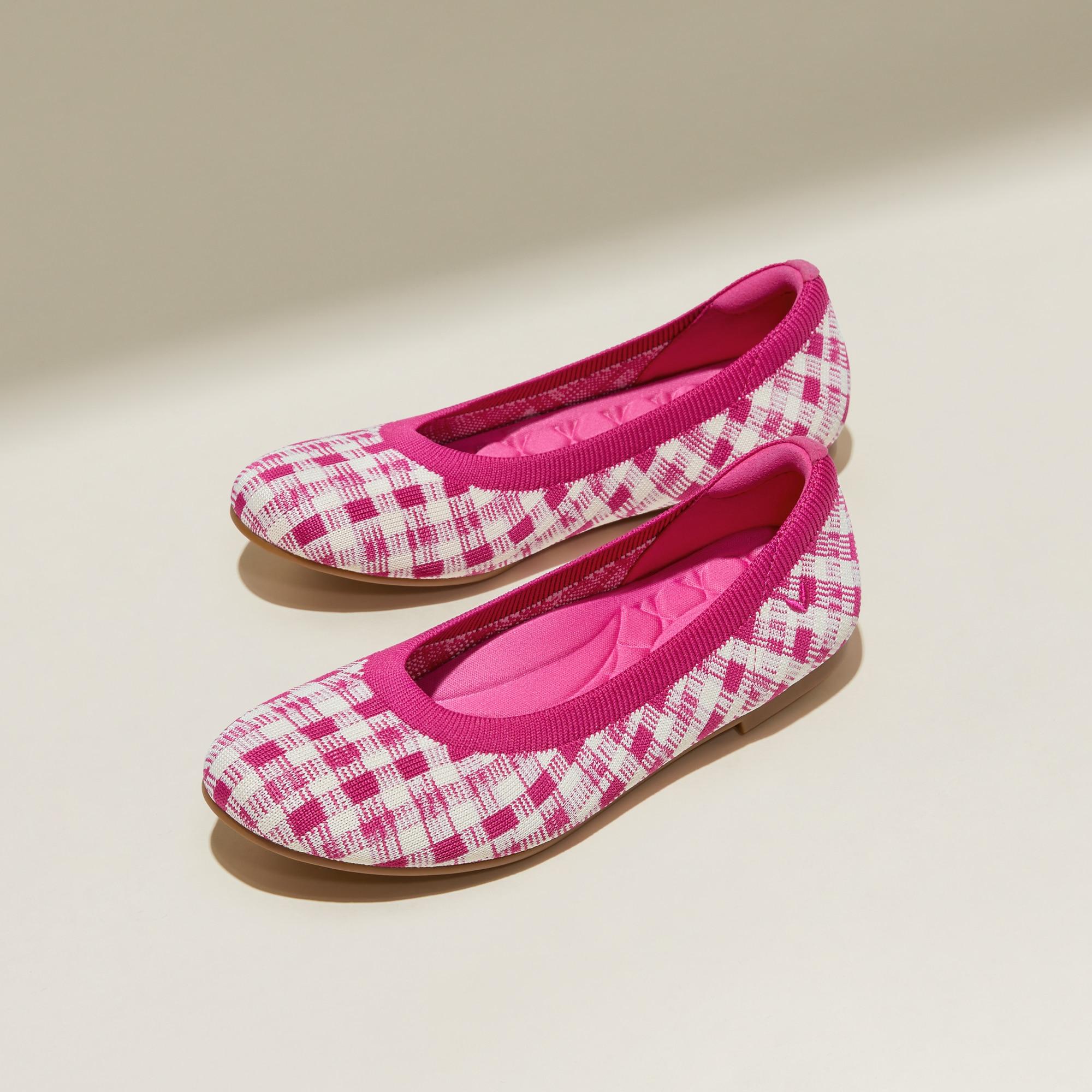Water-Repellent Round-Toe Walking Flats (Claire Walker) Product Image