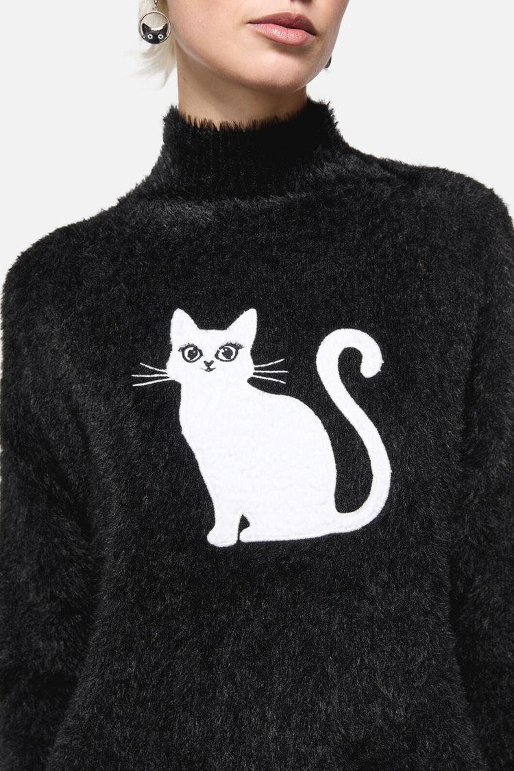 Catkins Boucle Knit Jumper Product Image