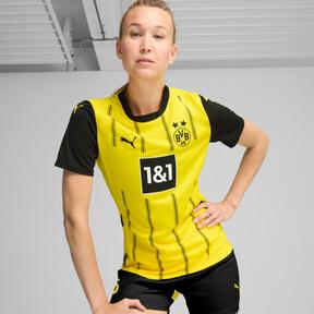 PUMA Borussia Dortmund 24/25 Women's Replica Home Soccer Jersey in Faster Yellow/Black Product Image