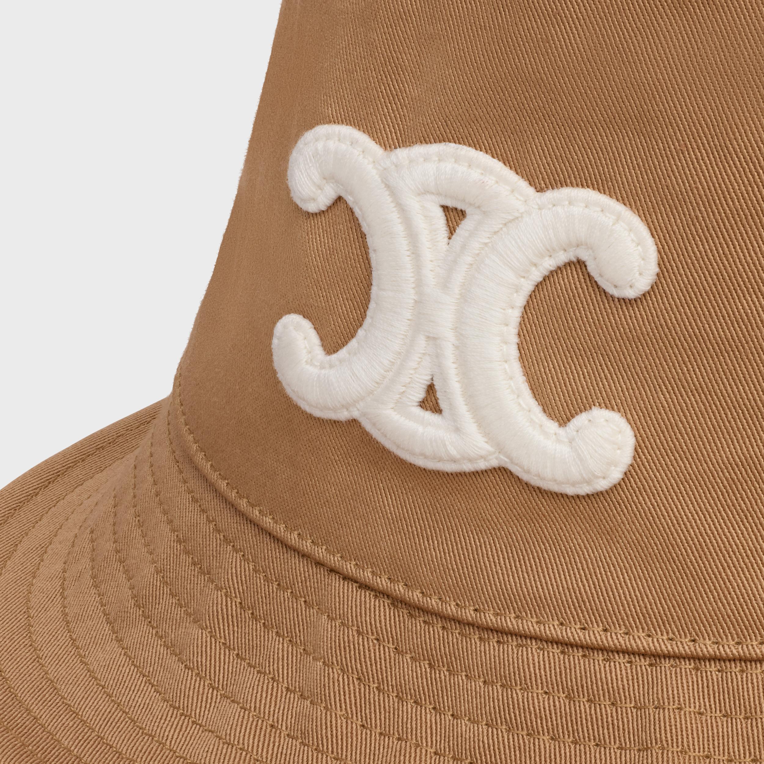 triomphe bucket hat in cotton Product Image
