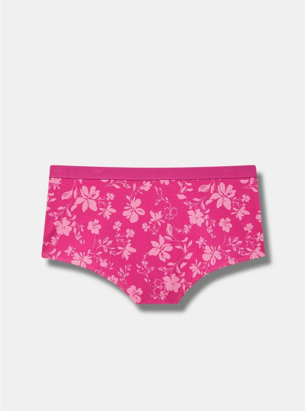 Mid-Rise Cotton Boyshort Panty Product Image