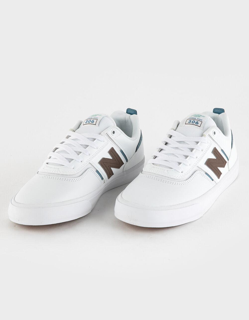 NEW BALANCE Numeric Jamie Foy 306 Mens Shoes - white brown Product Image