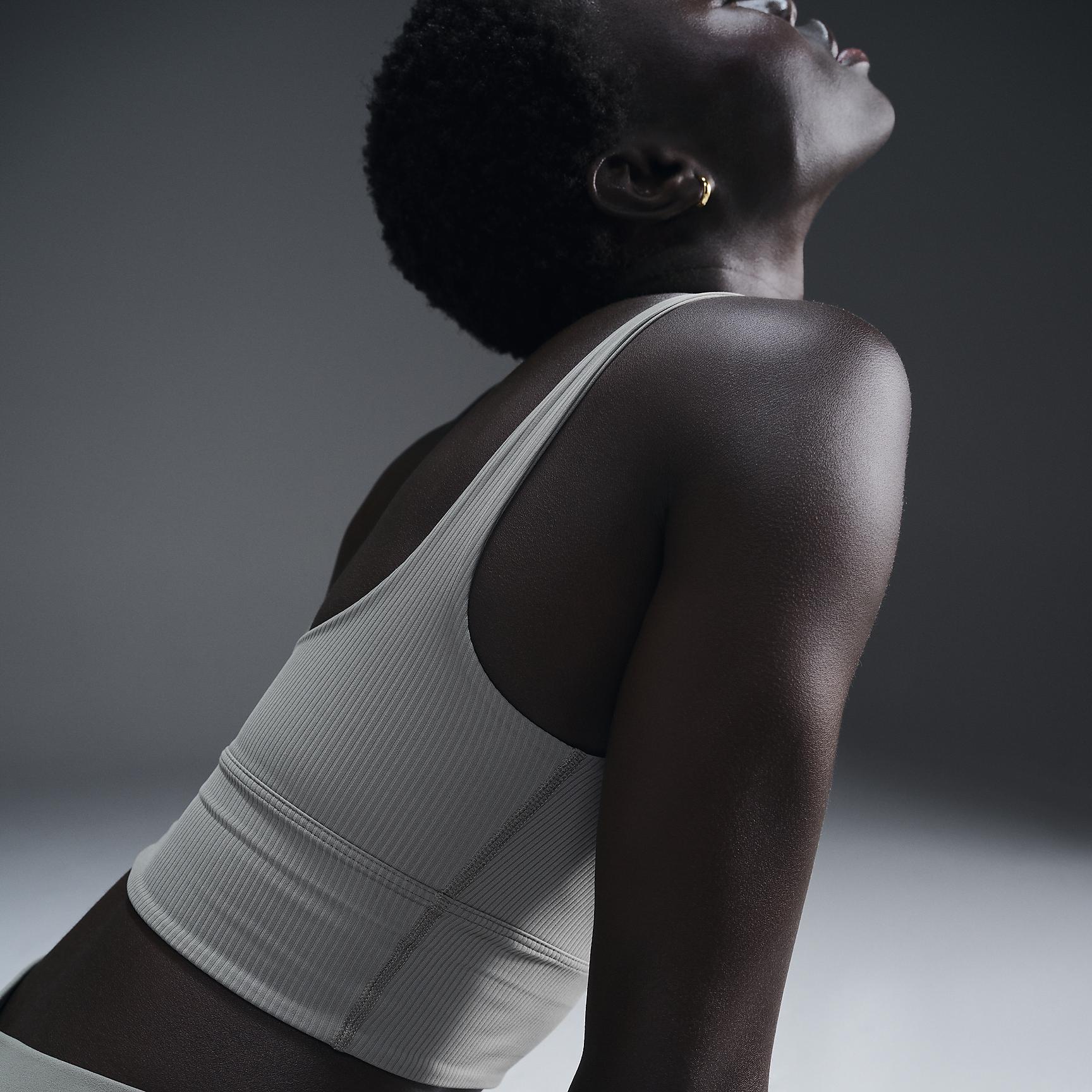 Nike Zenvy Rib Women's Light-Support Padded Longline Sports Bra Product Image