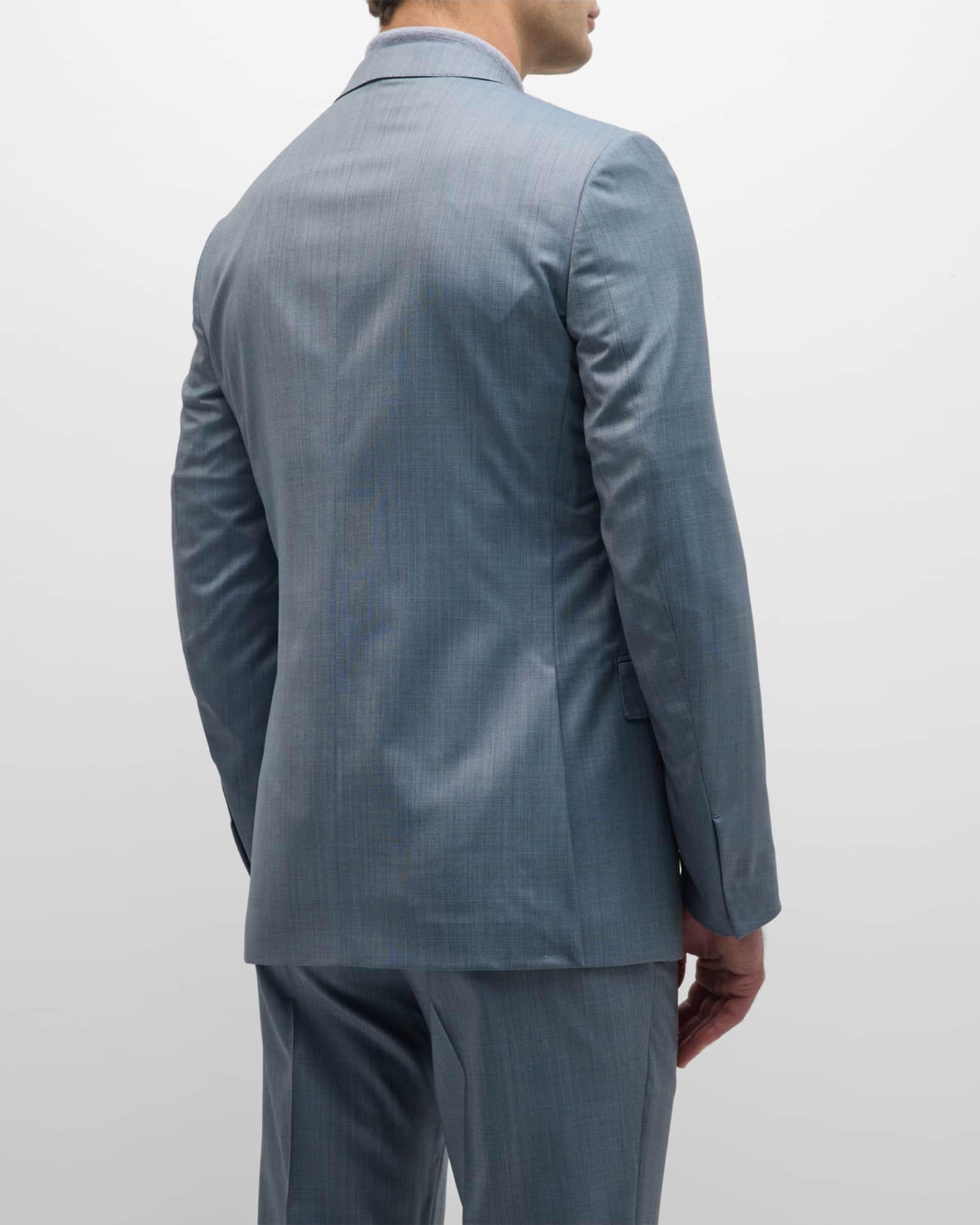 Men's Plaid Trofeo Wool Suit Product Image