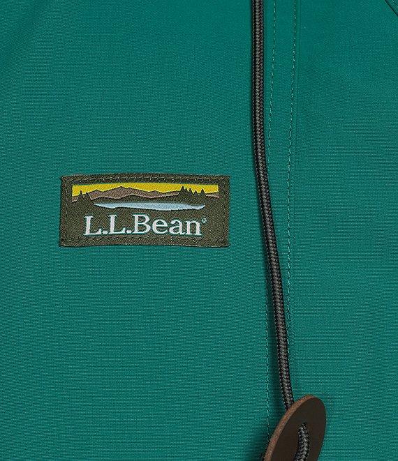 L.L.Bean Mountain Classic Anorak Stand Collar Long Sleeve Kangaroo Pocket Quarter-Zip Pullover Jacket Product Image