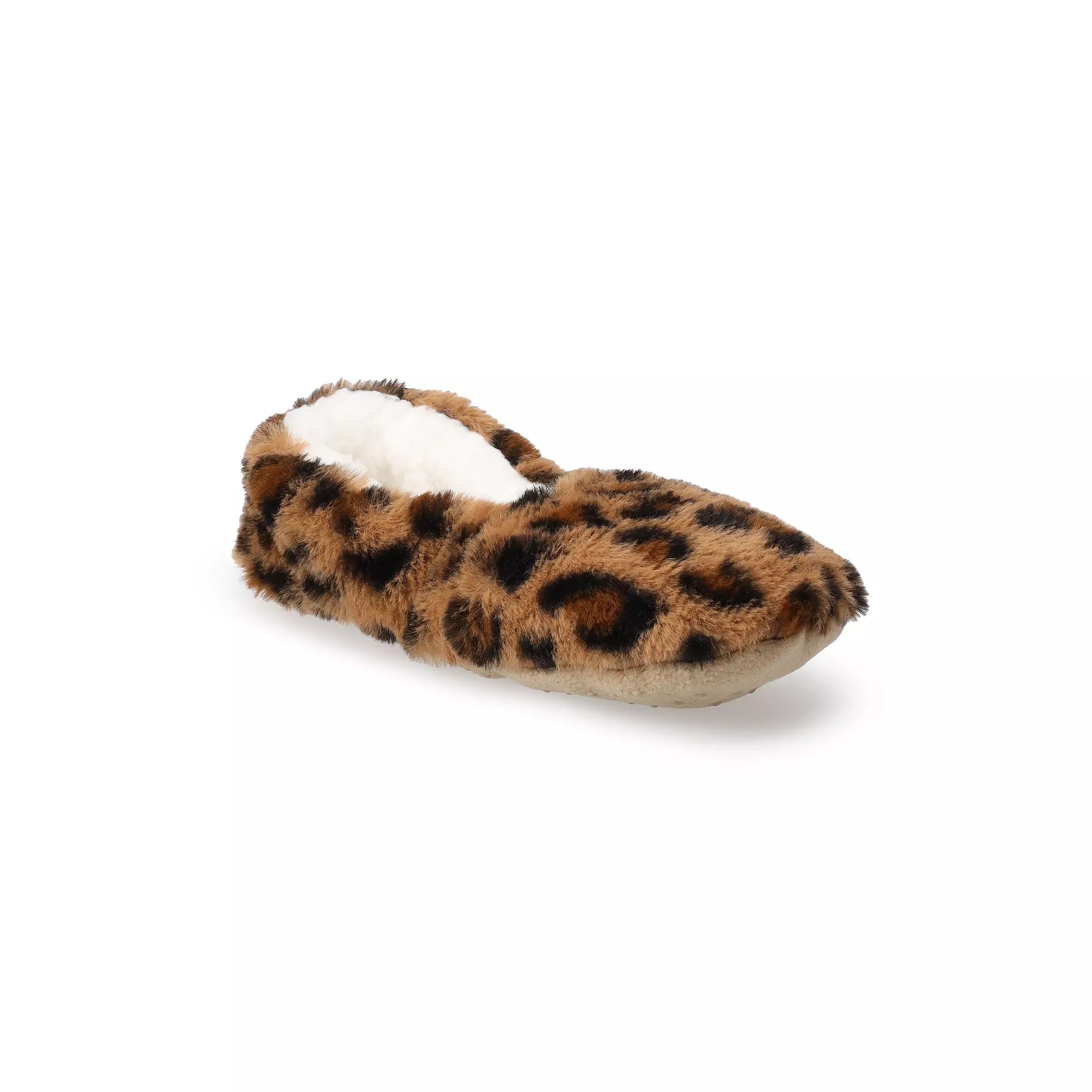 Women's Cozy Soft Faux Fur Ballerina Slipper Socks,  Product Image