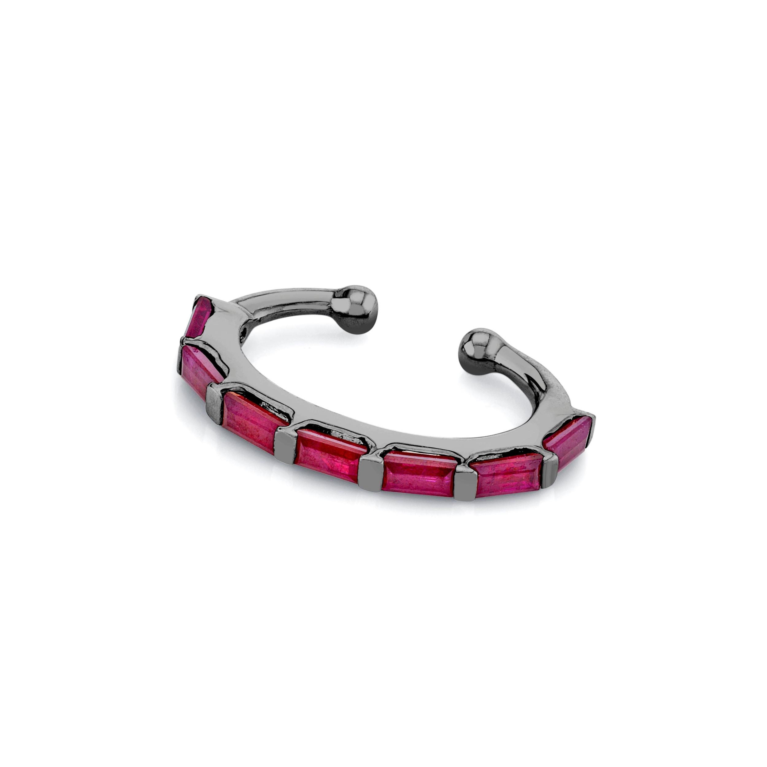 RUBY BAGUETTE EAR CUFF Product Image