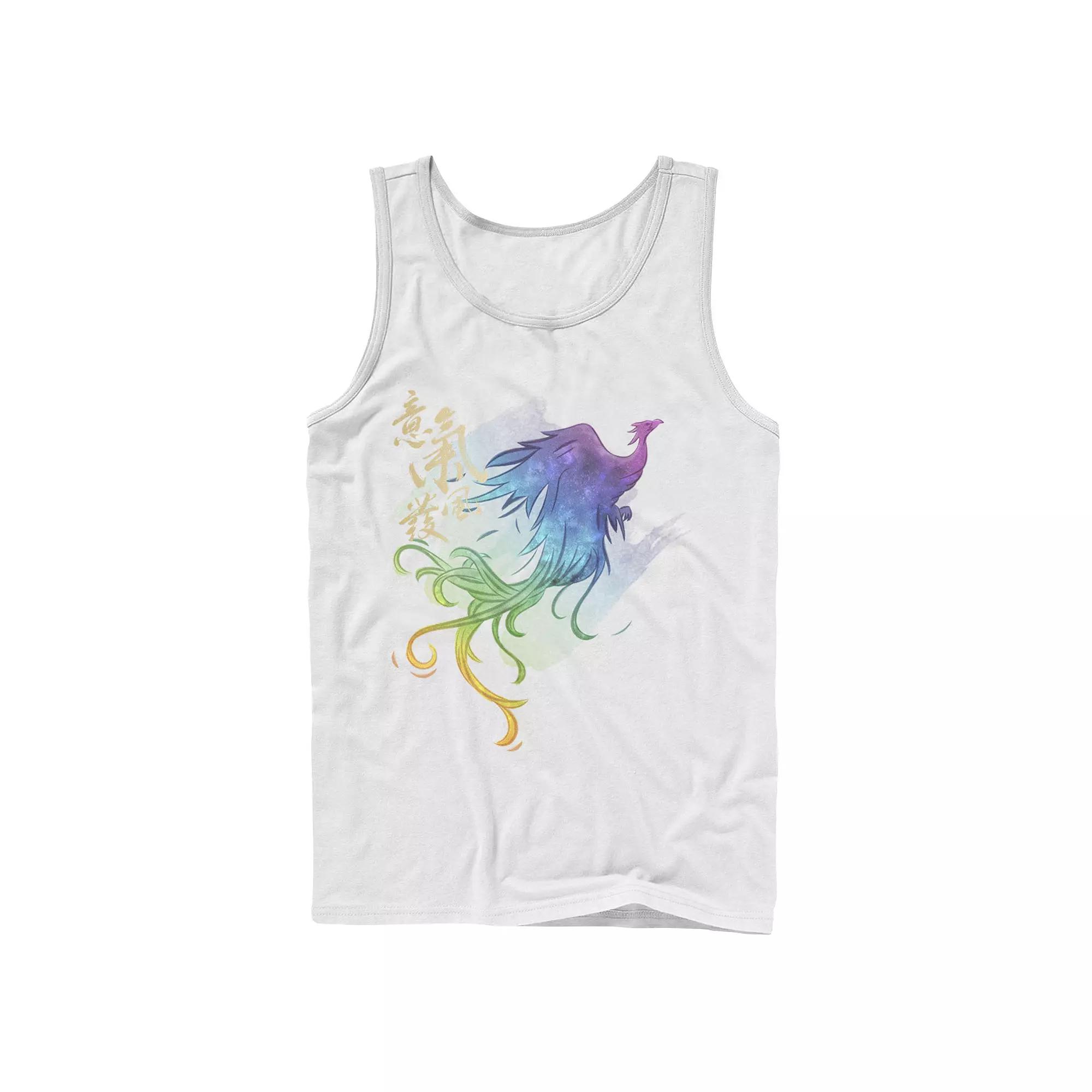Men's Disney Mulan Live Action Phoenix Watercolor Tank Top,  Product Image