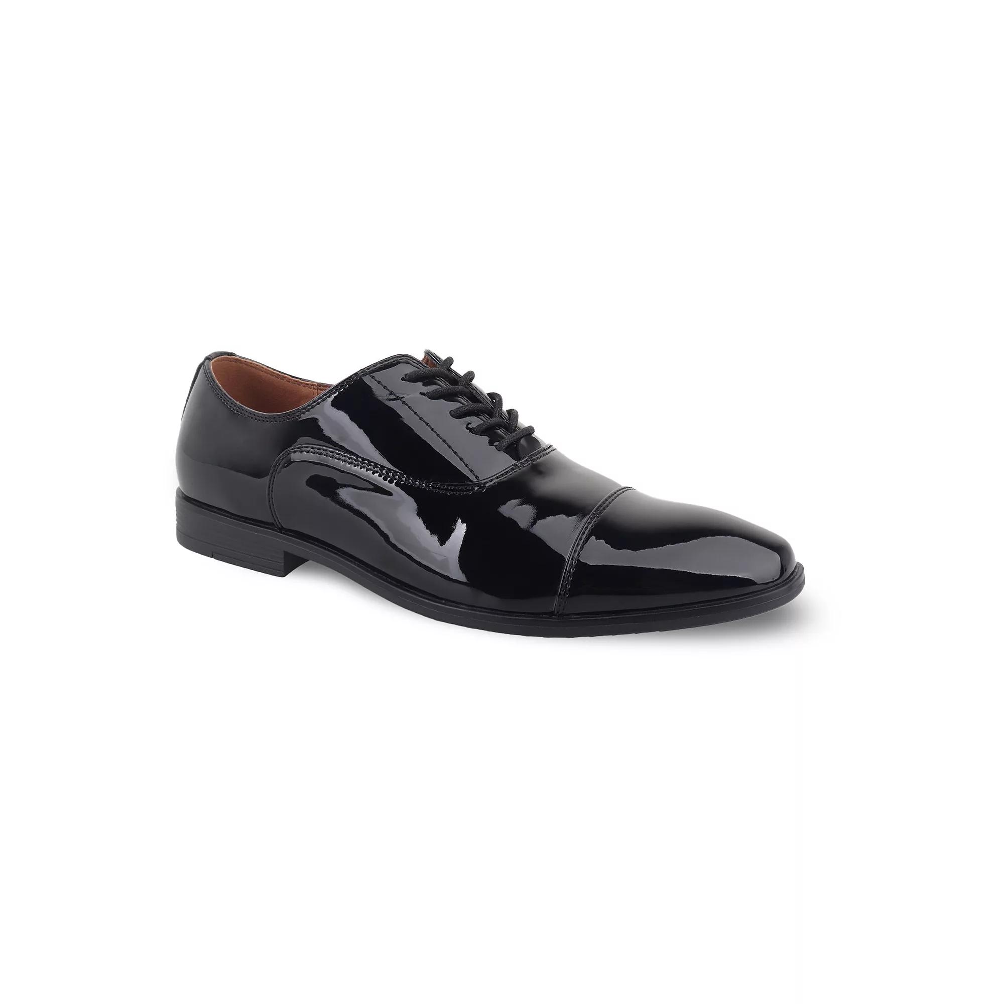 Apt. 9 Memory Foam Men's Dress Shoes, Blackpat Product Image