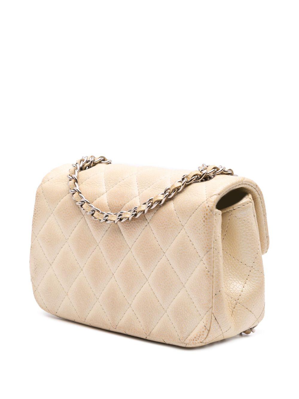 2014-2015 Extra Mini Rectangular Classic Caviar Single Flap crossbody bag Product Image