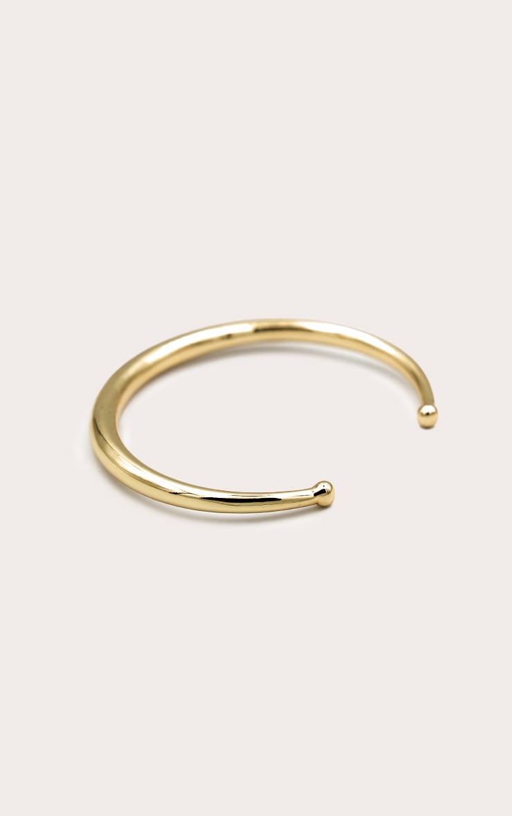 Gold Plated Flared Bangle Product Image