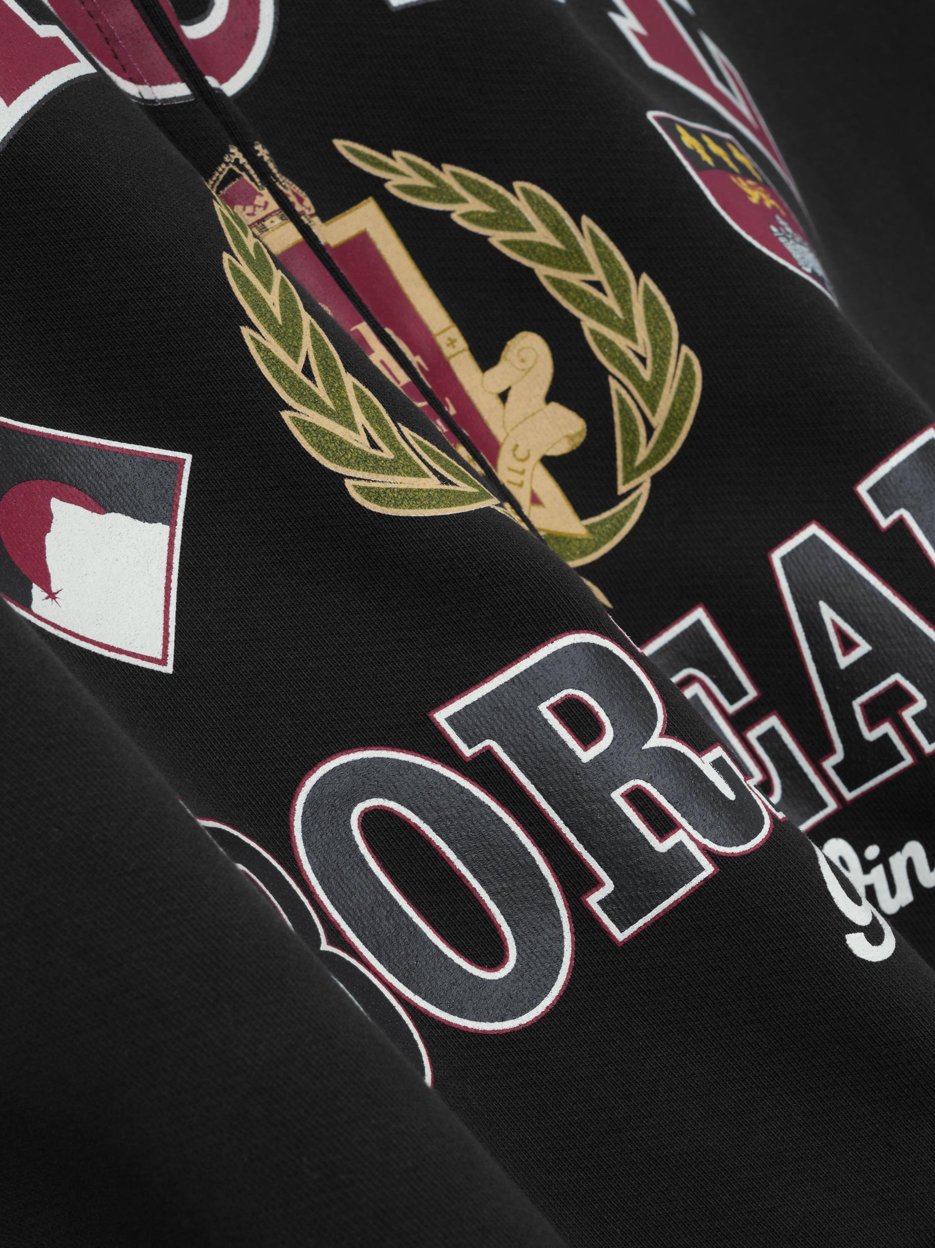 BORDEAUX GRAND VIN ZIP-UP HOODIE Male Product Image