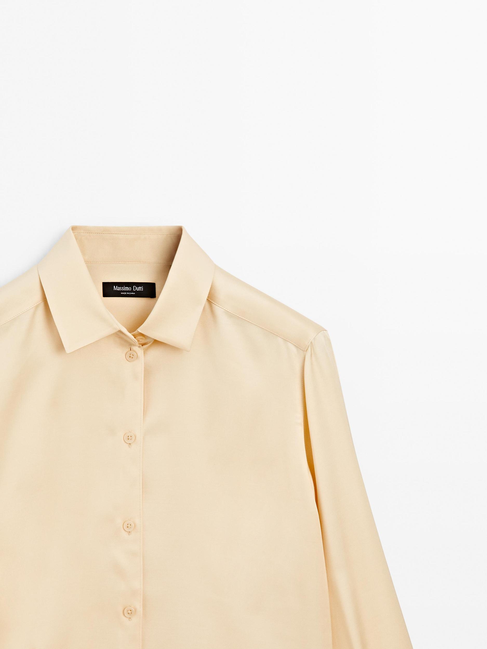 Flowing satin shirt Product Image